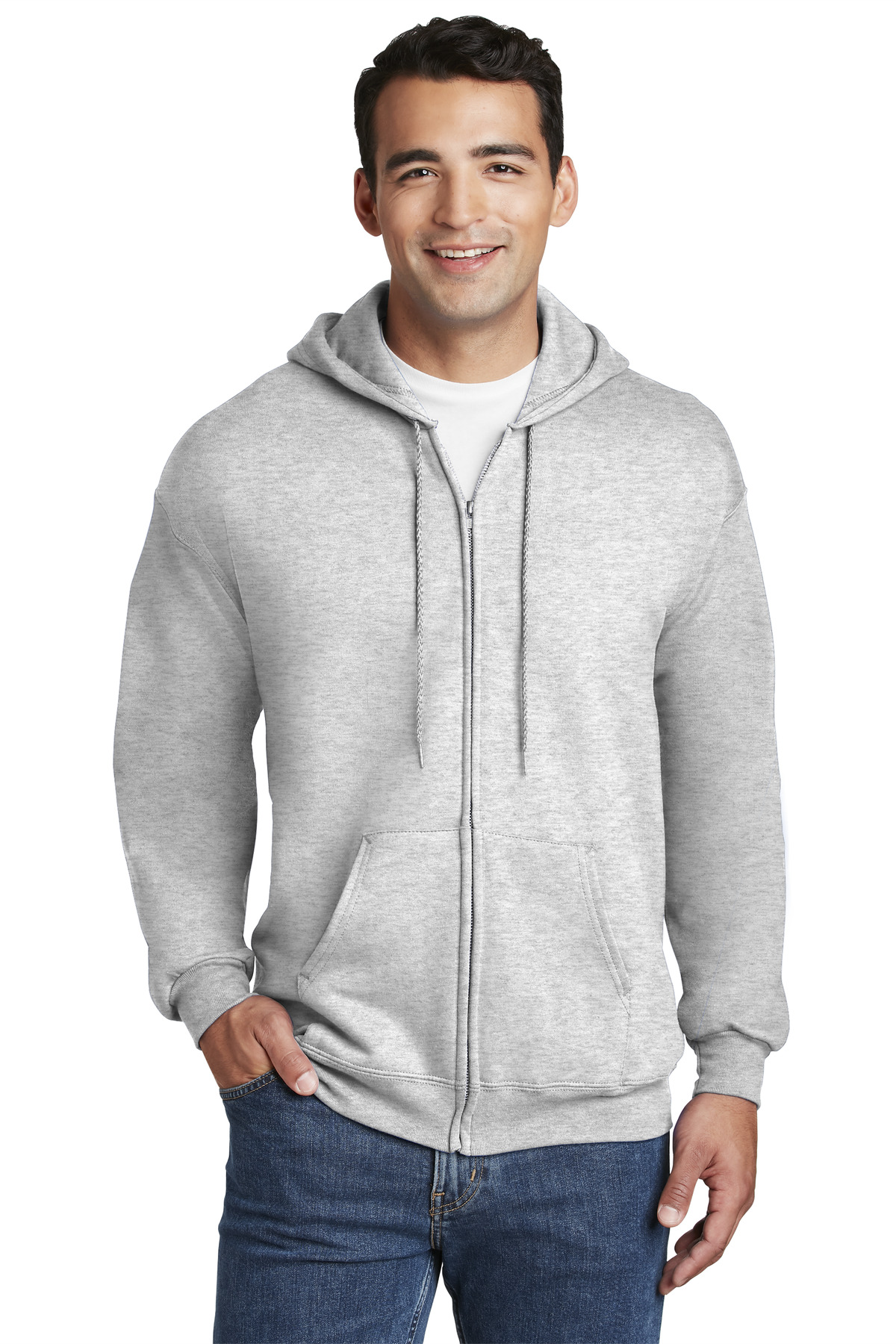 Hanes &#174;  Ultimate Cotton &#174;  - Full-Zip Hooded Sweatshirt.  F283