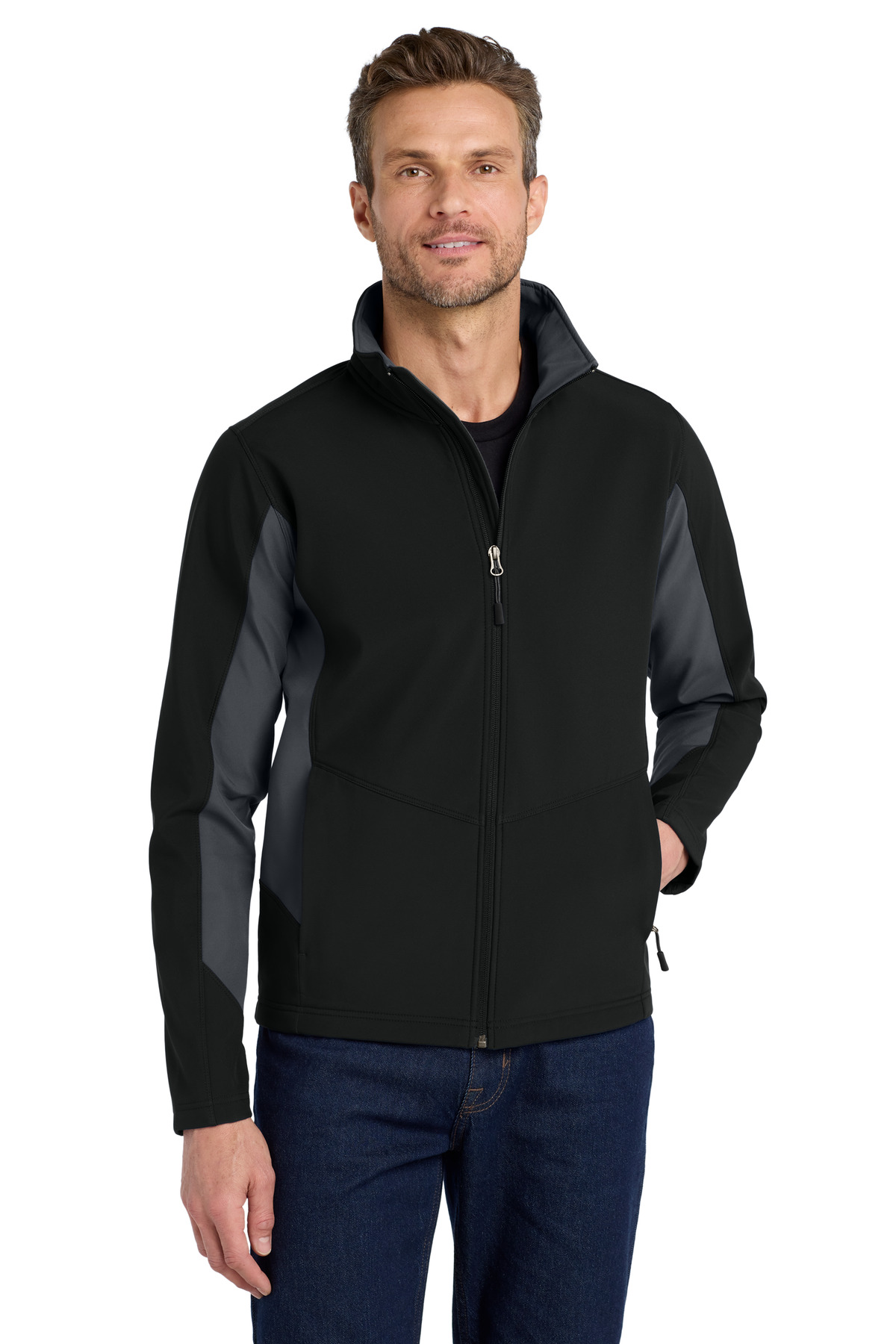 Port Authority &#174;  Core Colorblock Soft Shell Jacket. J318