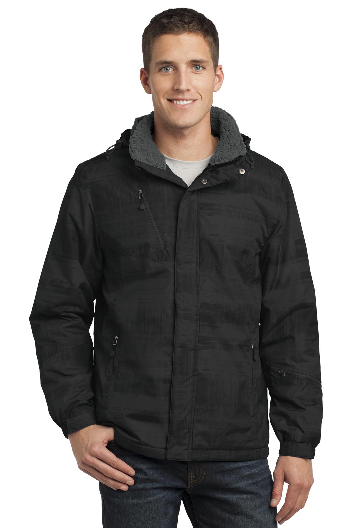  DISCONTINUED  Port Authority &#174;  Brushstroke Print Insulated Jacket. J320