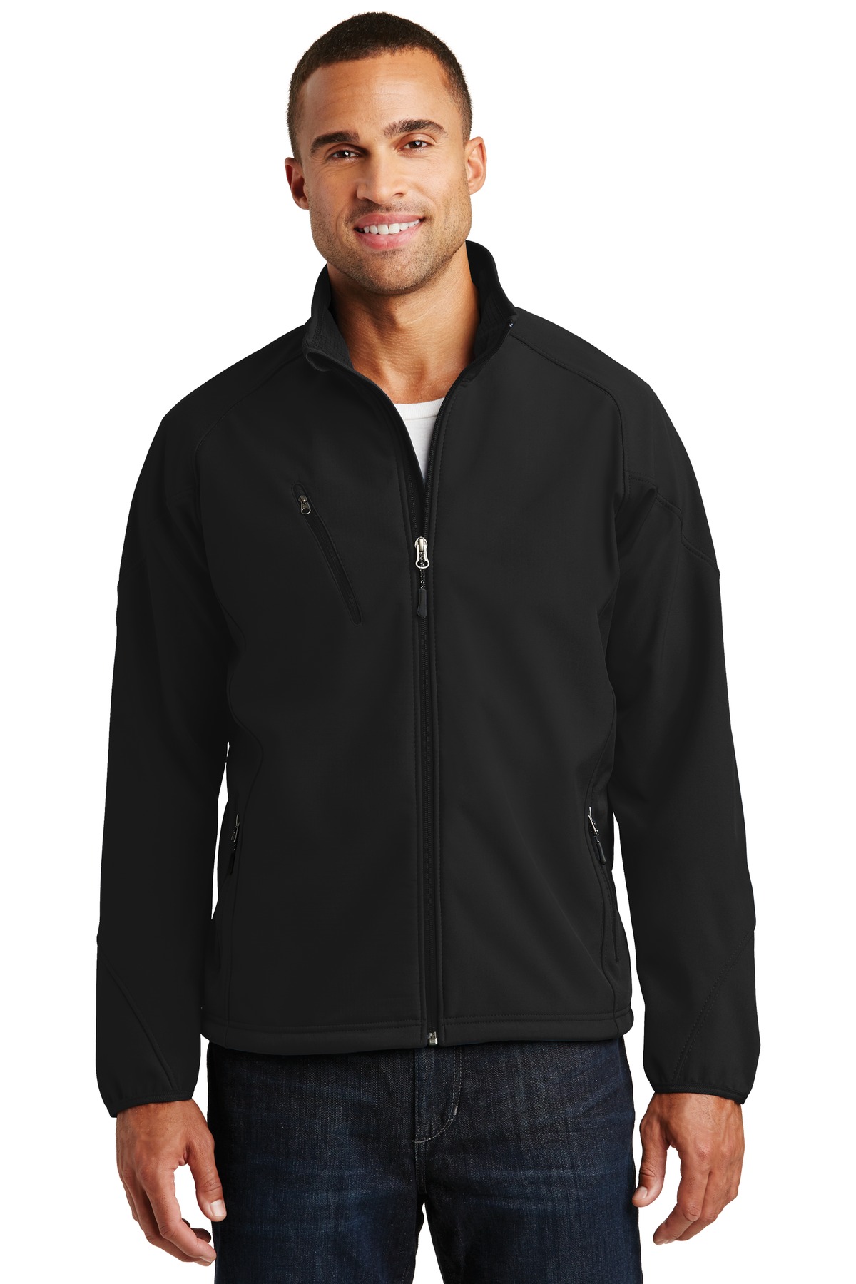 Port Authority &#174;  Textured Soft Shell Jacket. J705