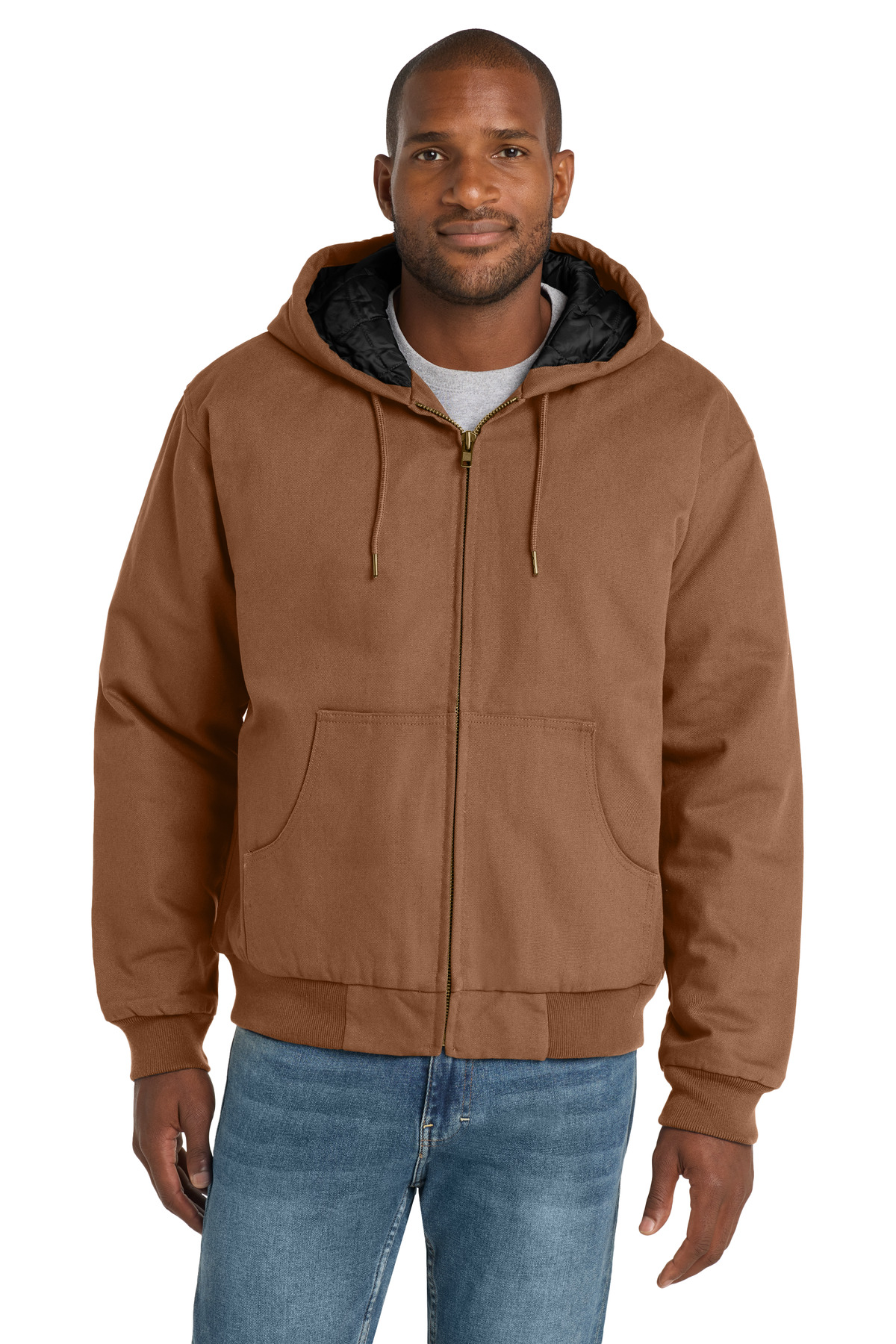 CornerStone &#174;  - Duck Cloth Hooded Work Jacket.  J763H