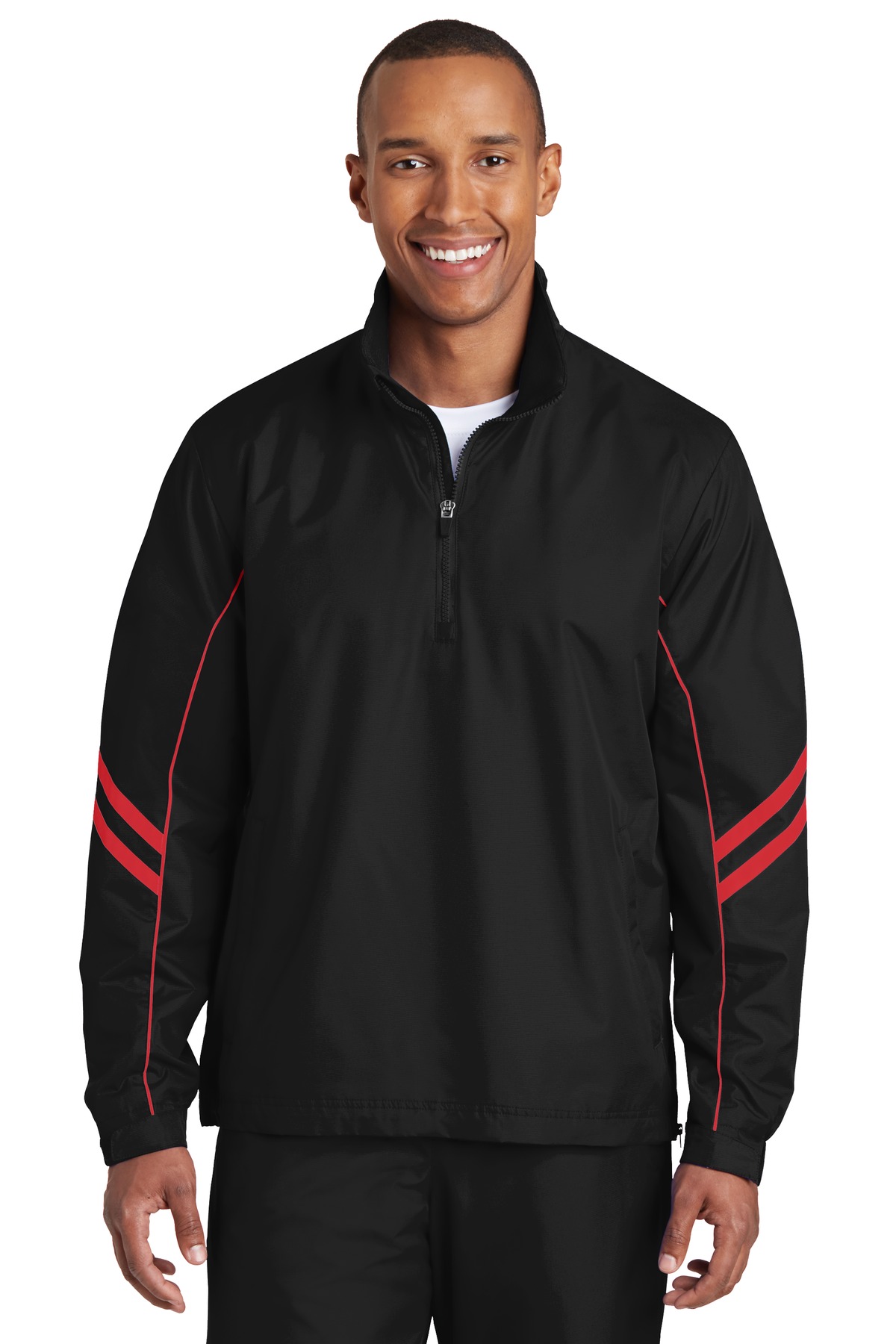  DISCONTINUED  Sport-Tek &#174;  Shield Ripstop 1/2-Zip Pullover.  JST84