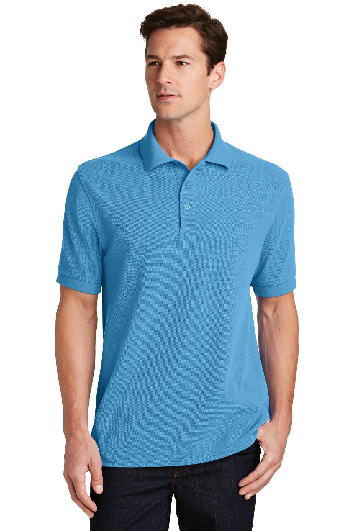 Port & Co &#153;  Combed Ring Spun Pique Polo. KP1500