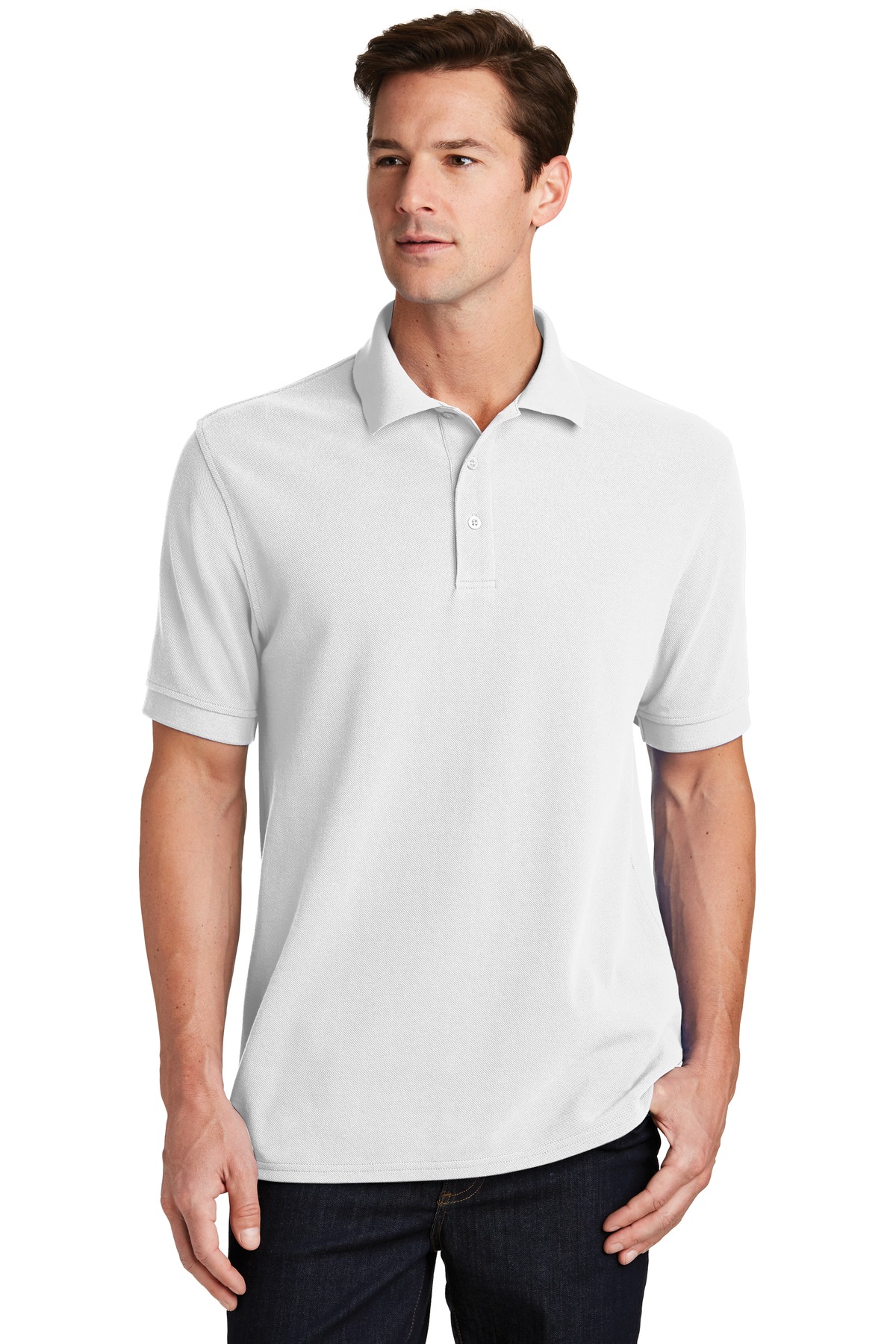 Port & Co &#153;  Combed Ring Spun Pique Polo. KP1500