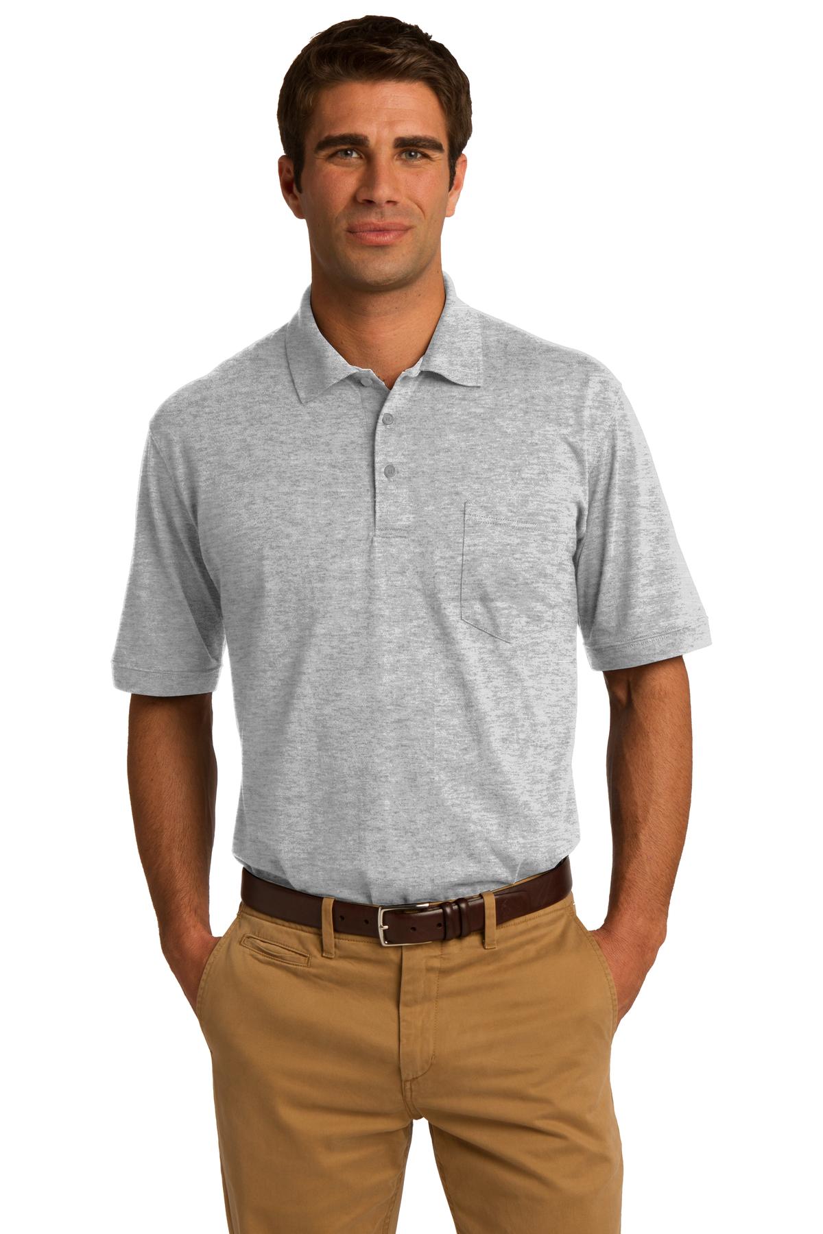 Port & Co &#153;  Core Blend Jersey Knit Pocket Polo. KP55P