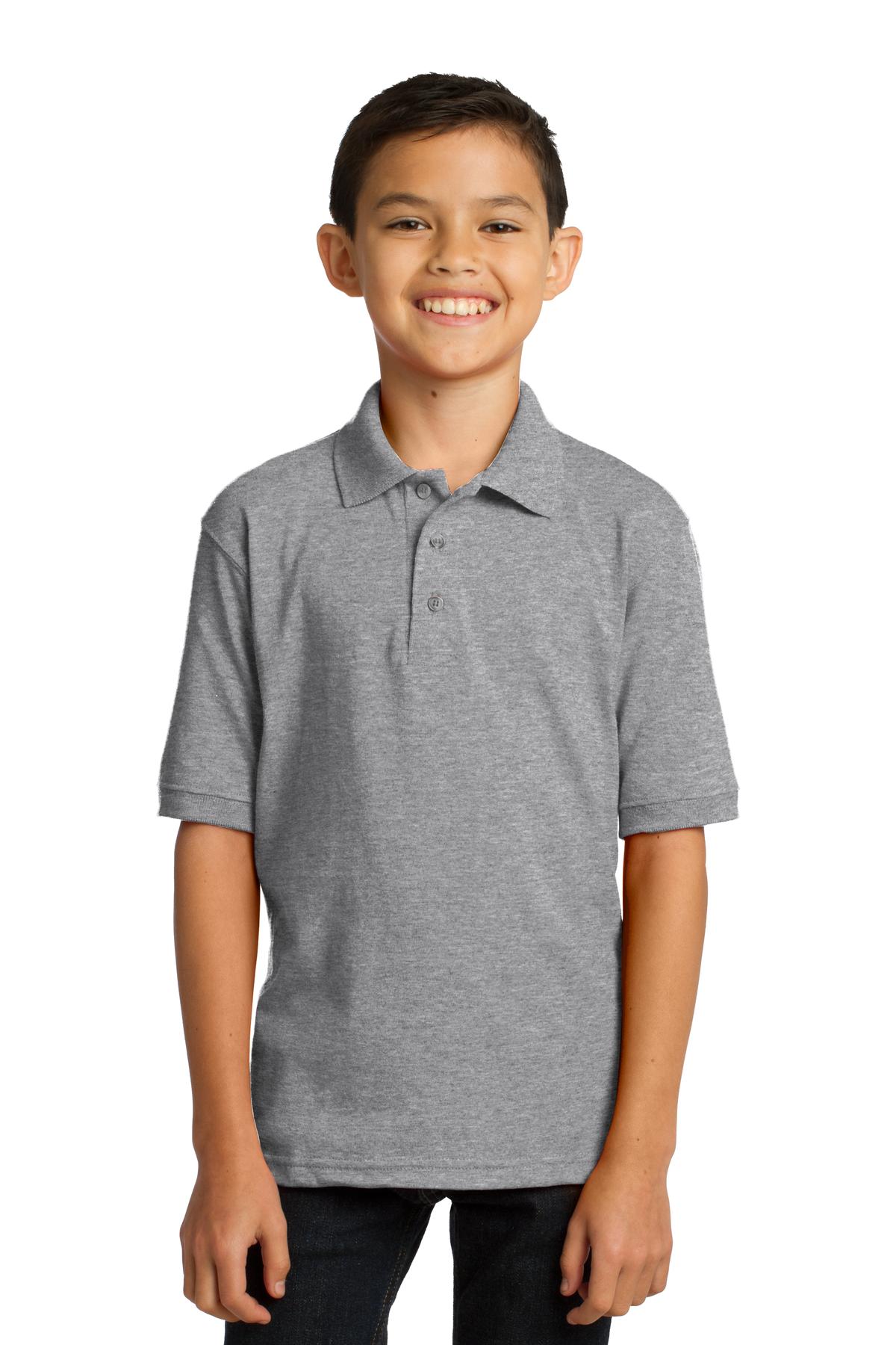 Port & Co &#153;  Youth Core Blend Jersey Knit Polo. KP55Y