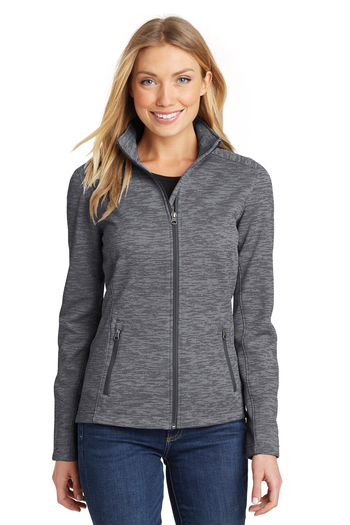 Port Authority &#174;  Women's Digi Stripe Fleece Jacket. L231