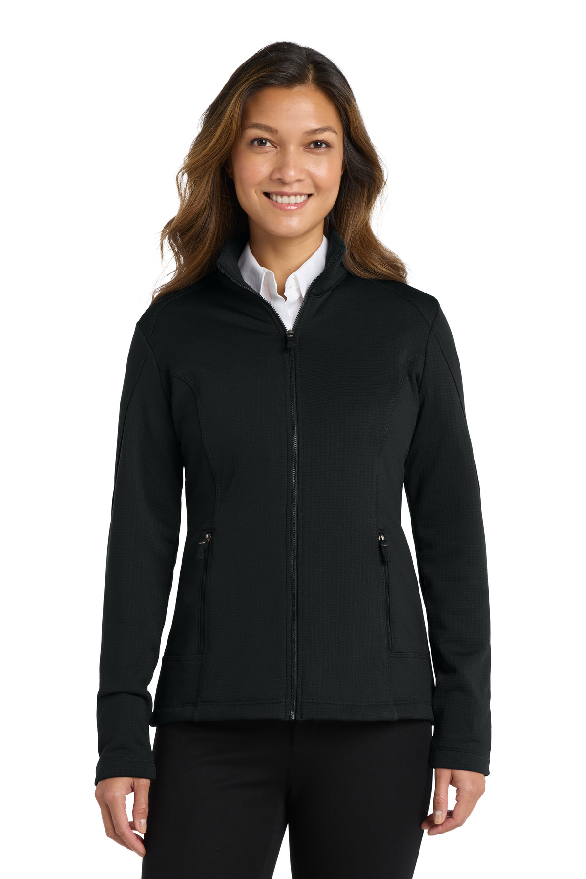 Port Authority  &#174;  Women's Grid Fleece Jacket. L239