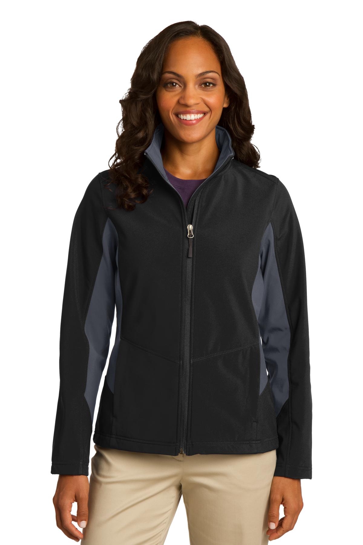 Port Authority &#174;  Women's Core Colorblock Soft Shell Jacket. L318