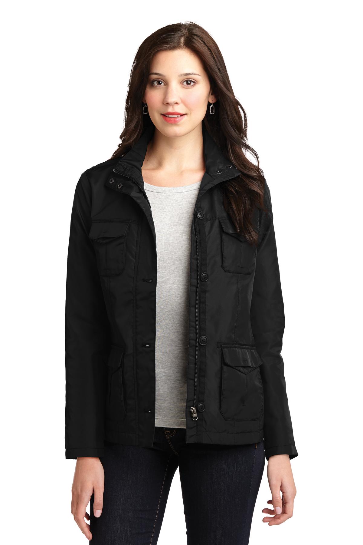 DISCONTINUED  Port Authority &#174;  Ladies Four-Pocket Jacket. L326