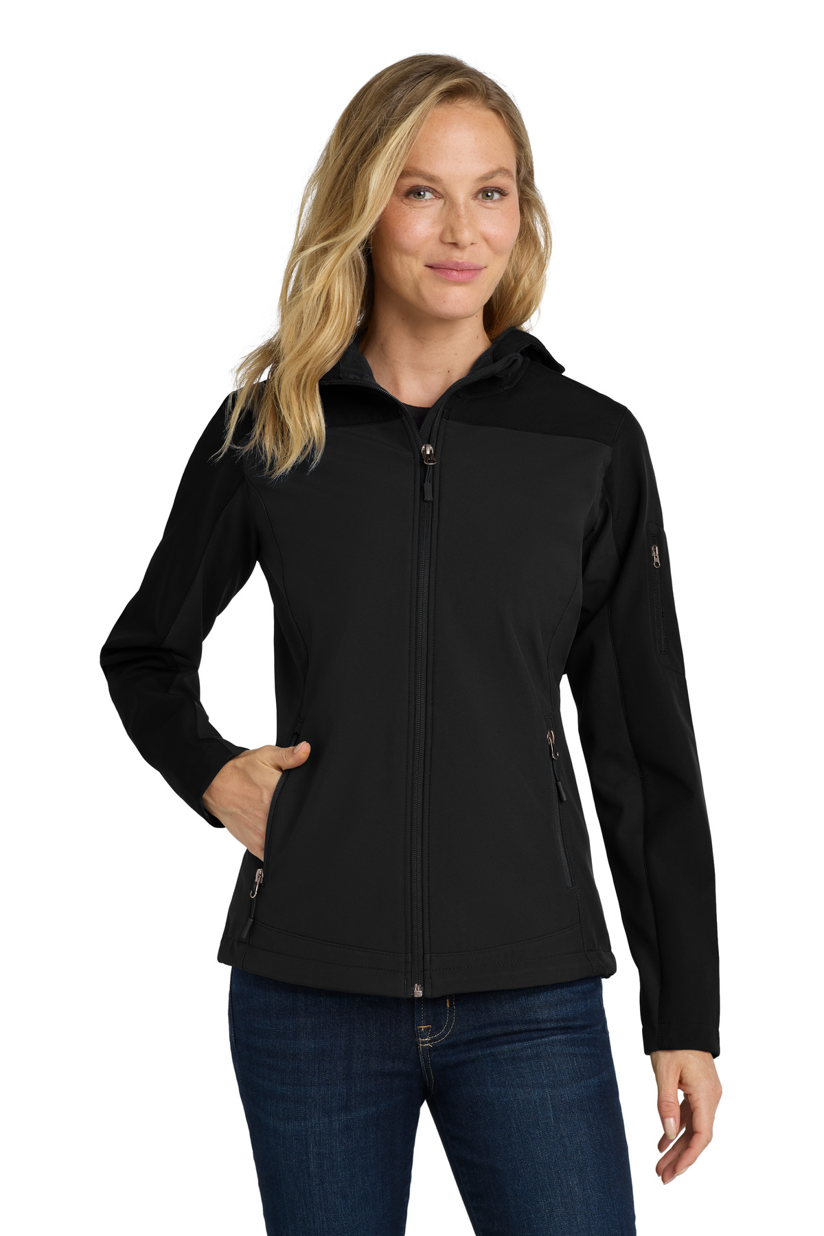 Port Authority &#174;  Women's Hooded Core Soft Shell Jacket. L335