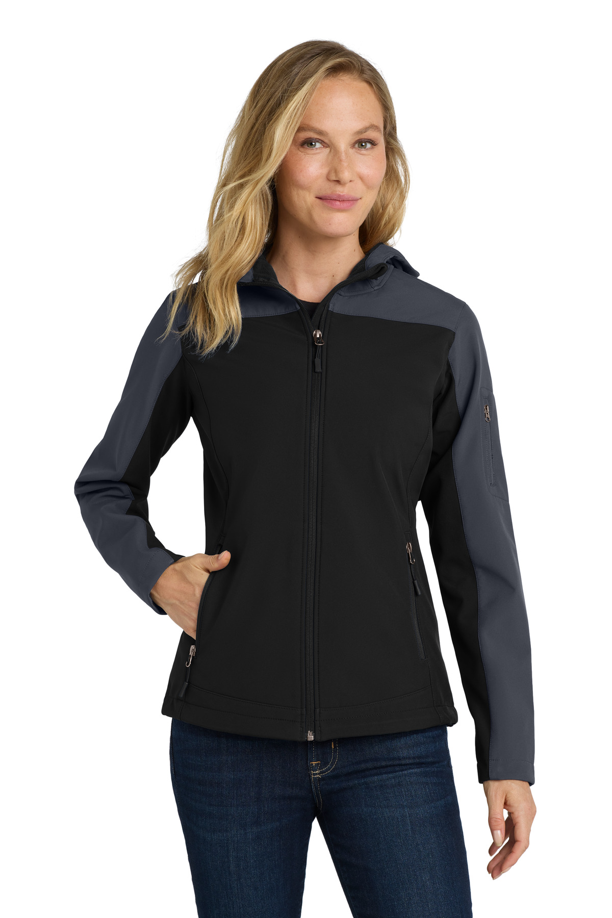 Port Authority &#174;  Women's Hooded Core Soft Shell Jacket. L335