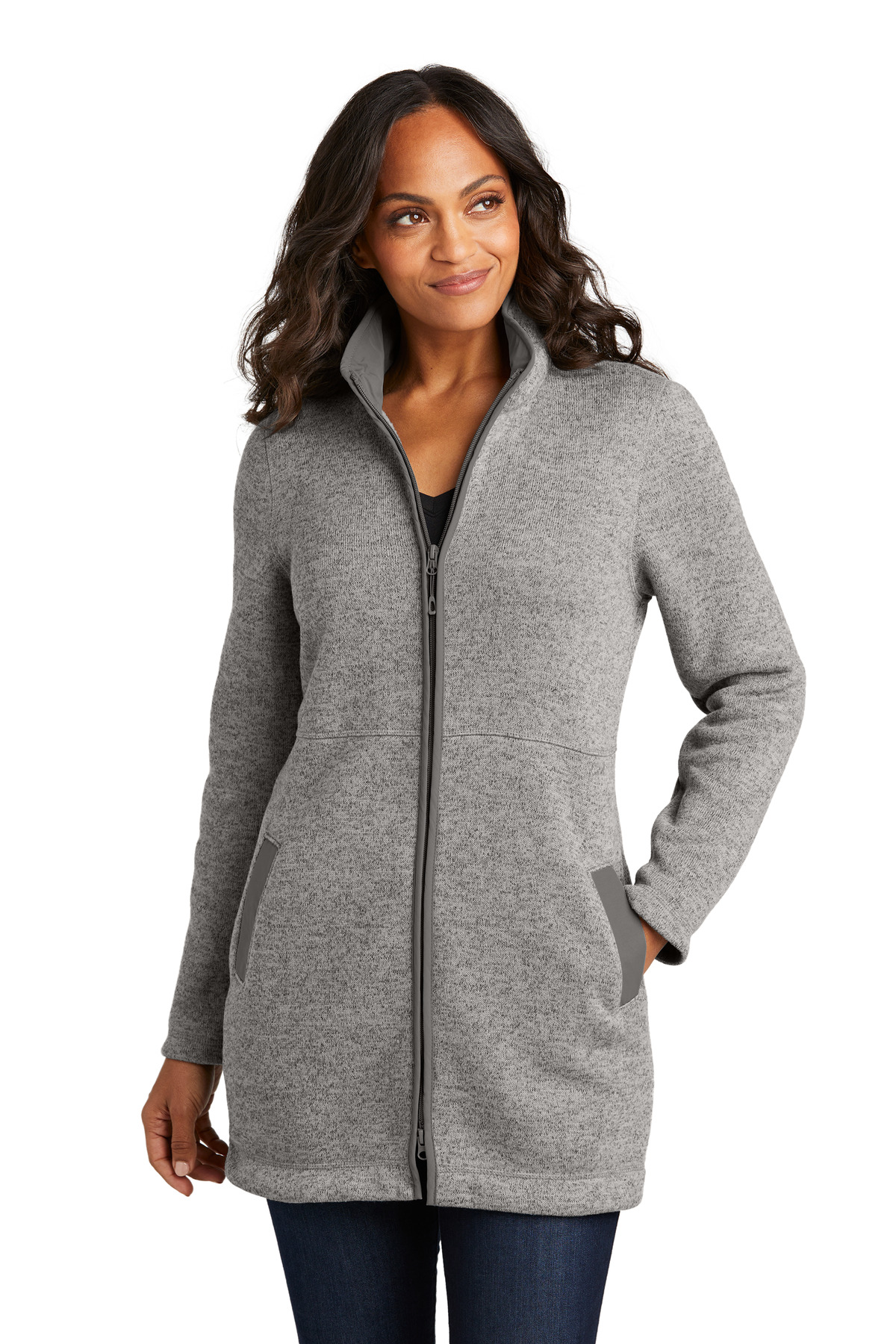 Port Authority &#174;  Women's Arc Sweater Fleece Long Jacket L425