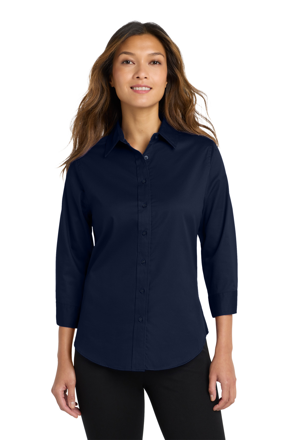 Port Authority &#174;  Women's 3/4-Sleeve Easy Care Shirt. L612