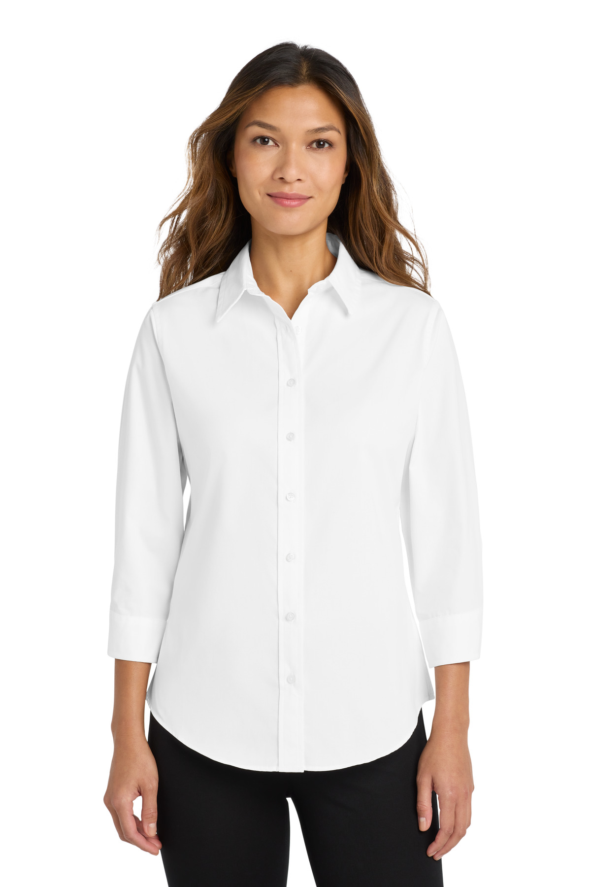 Port Authority &#174;  Women's 3/4-Sleeve Easy Care Shirt. L612
