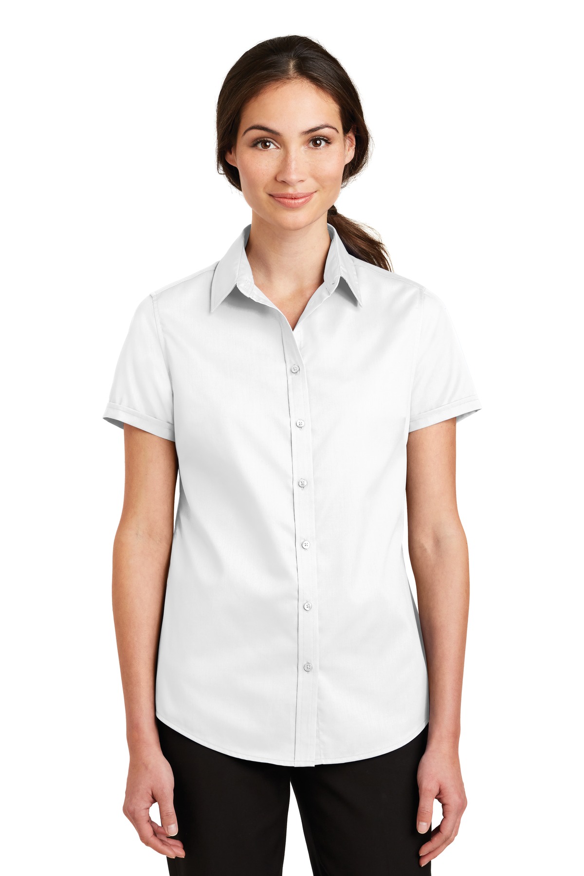 Port Authority &#174;  Women's Short Sleeve SuperPro &#153;  Twill Shirt. L664