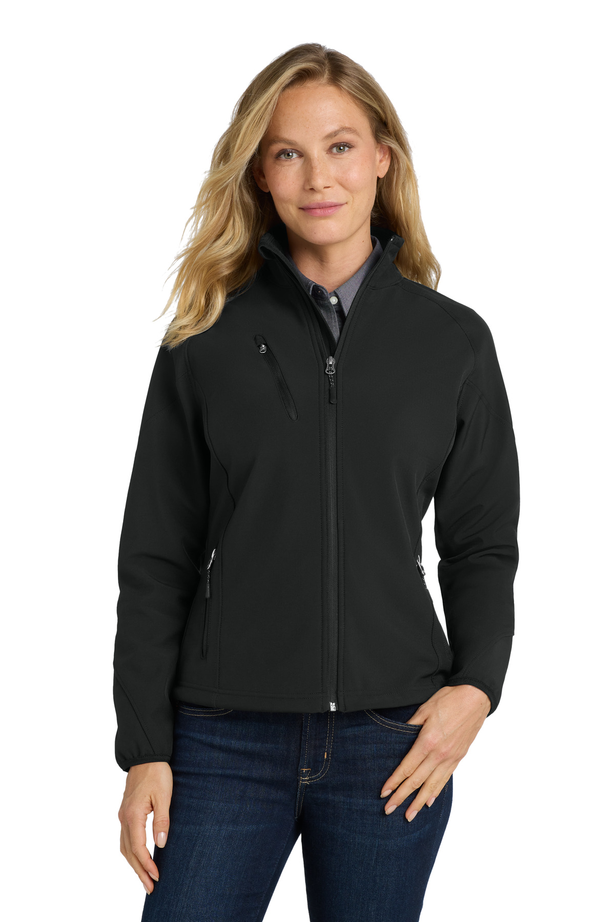 Port Authority &#174;  Women's Textured Soft Shell Jacket. L705