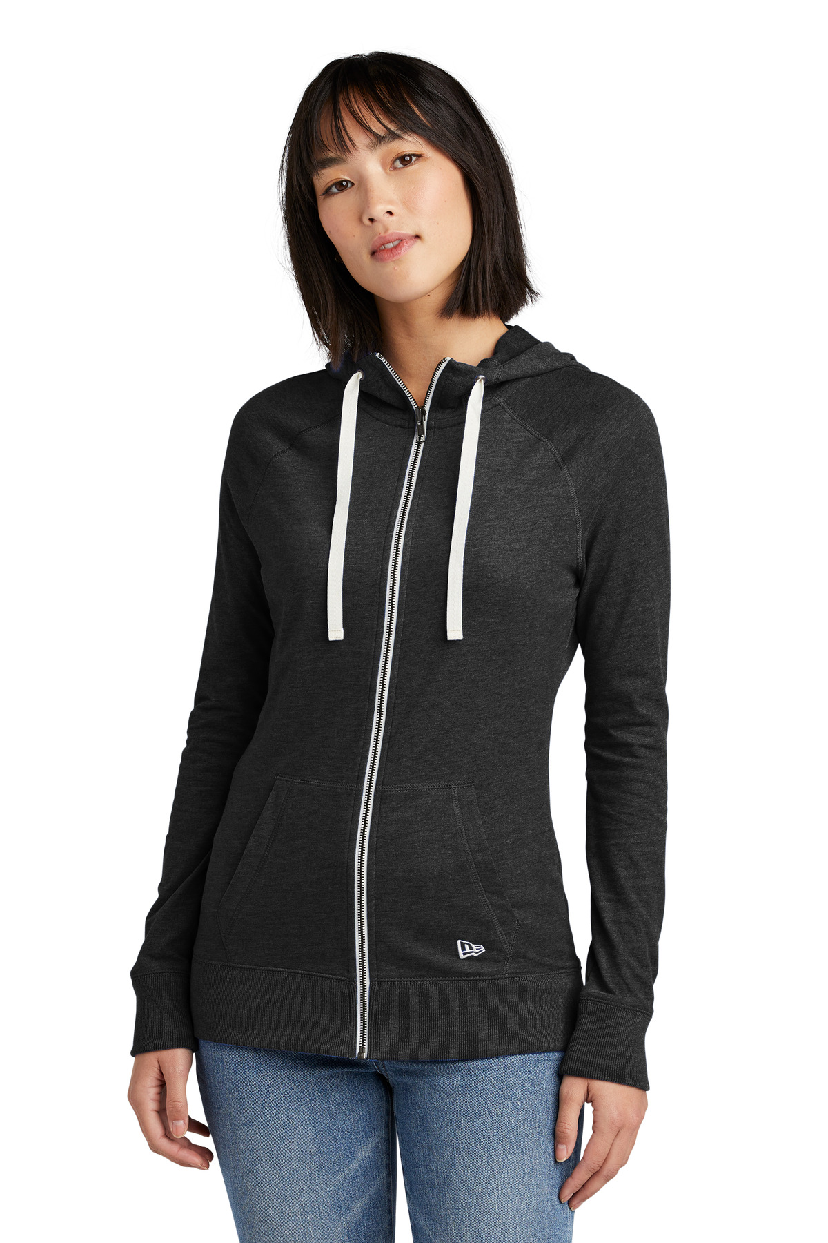 New Era &#174;  Women's Sueded Cotton Blend Full-Zip Hoodie. LNEA122
