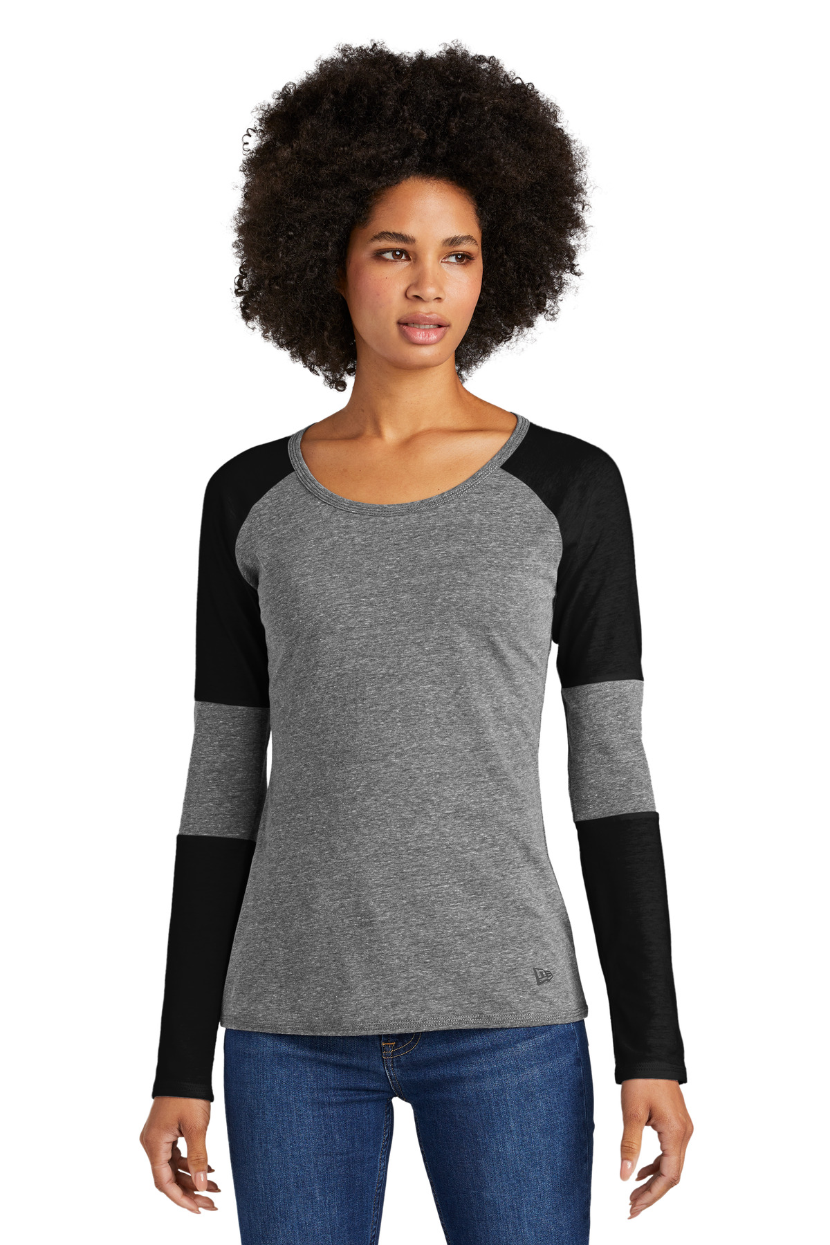 New Era  &#174;  Ladies Tri-Blend Performance Baseball Tee. LNEA132