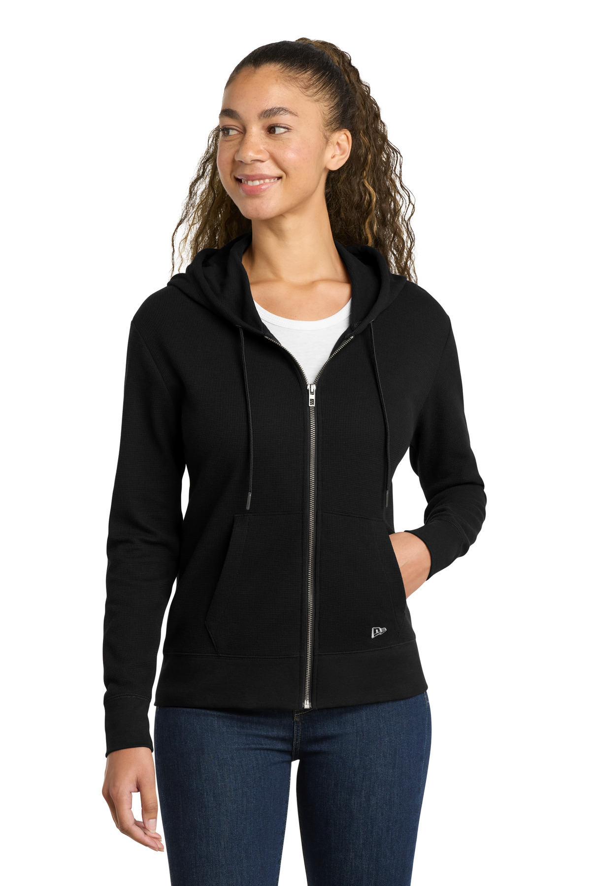 New Era &#174;  Women's Thermal Full-Zip Hoodie LNEA141