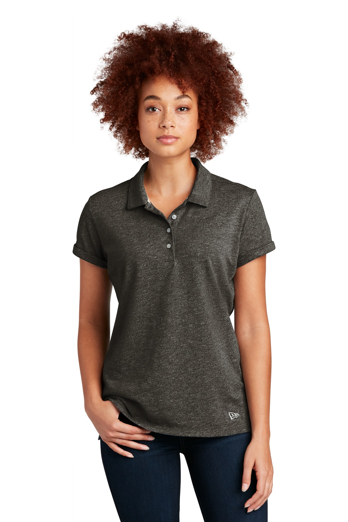 New Era  &#174;  Women's Slub Twist Polo LNEA301