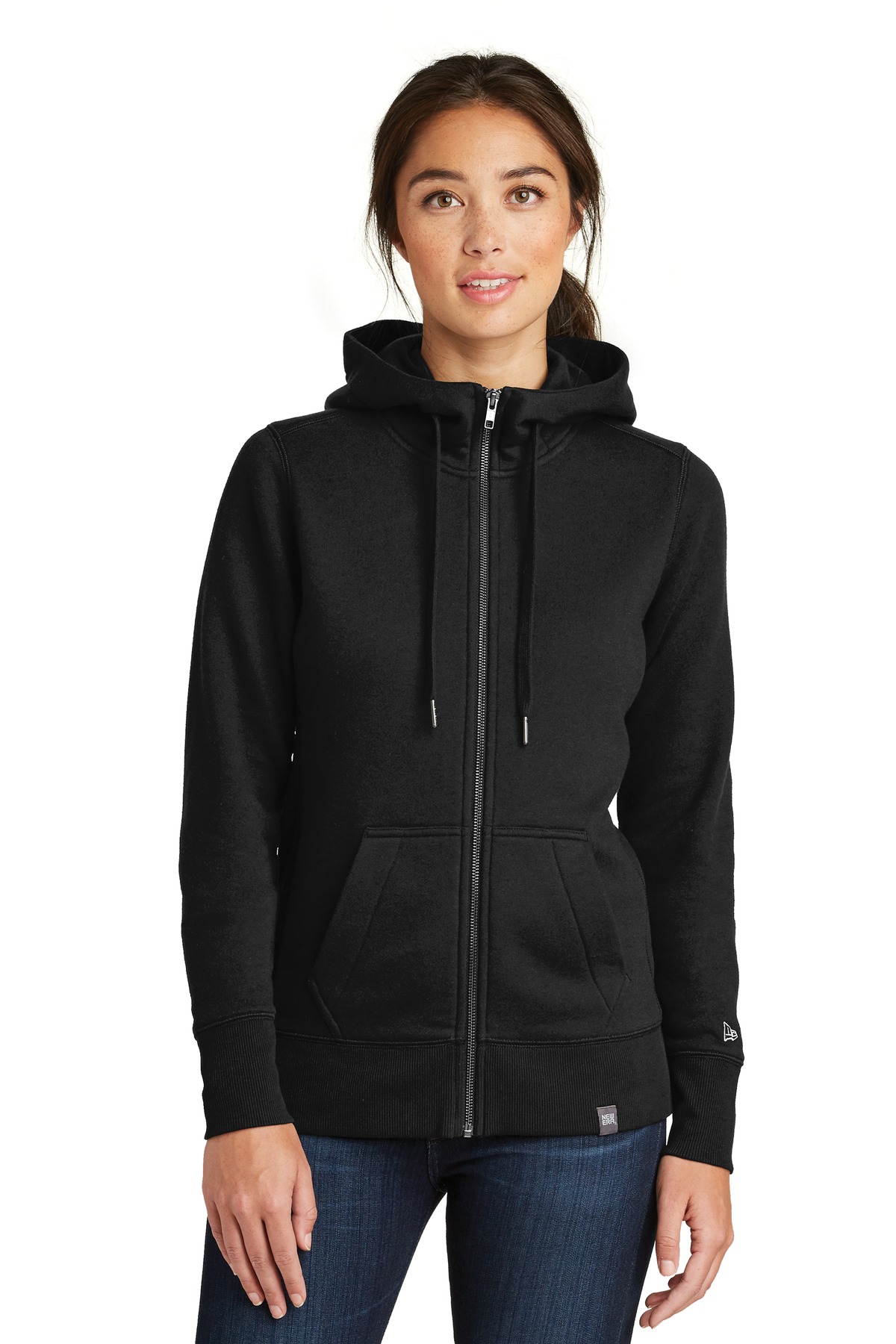 New Era  &#174;  Women's French Terry Full-Zip Hoodie. LNEA502