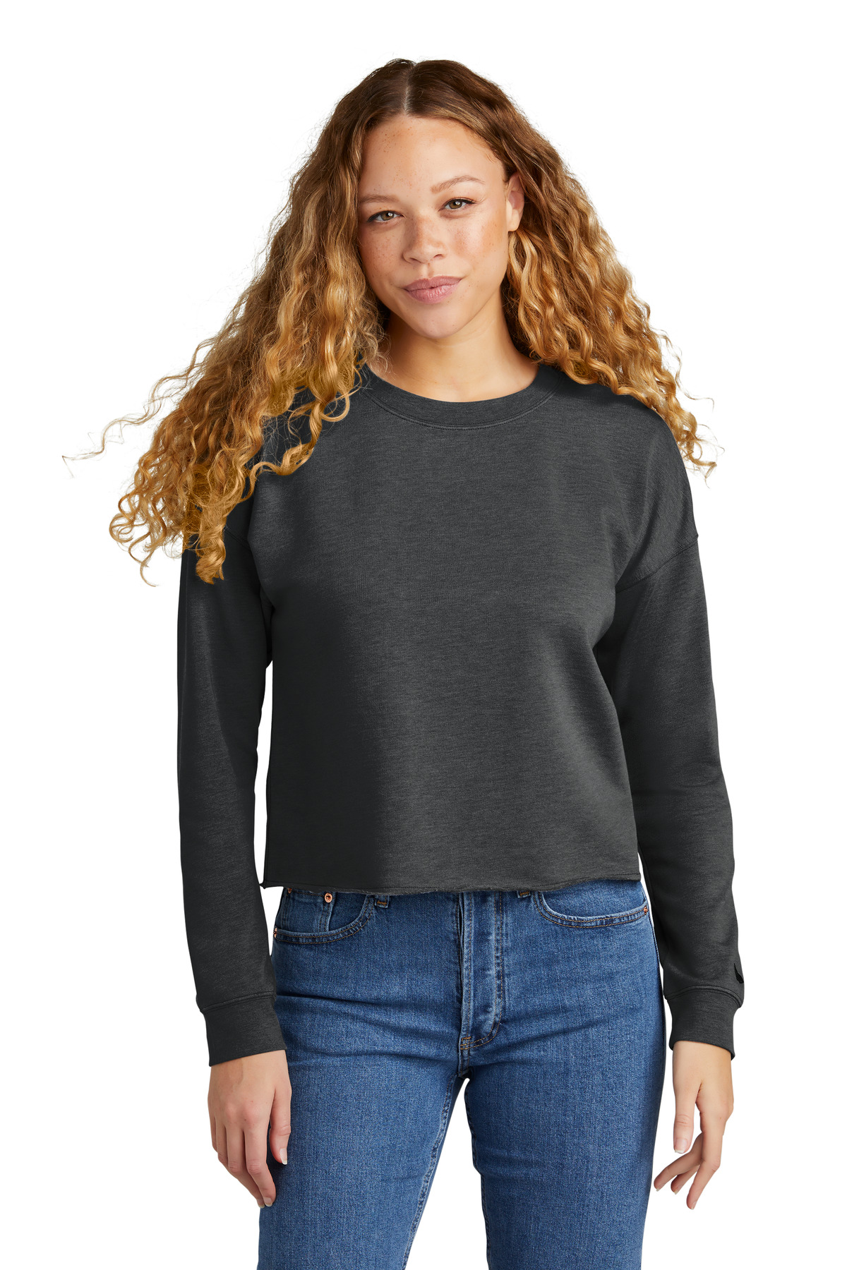 New Era &#174;  Women's Tri-Blend Fleece Crop Crew LNEA514
