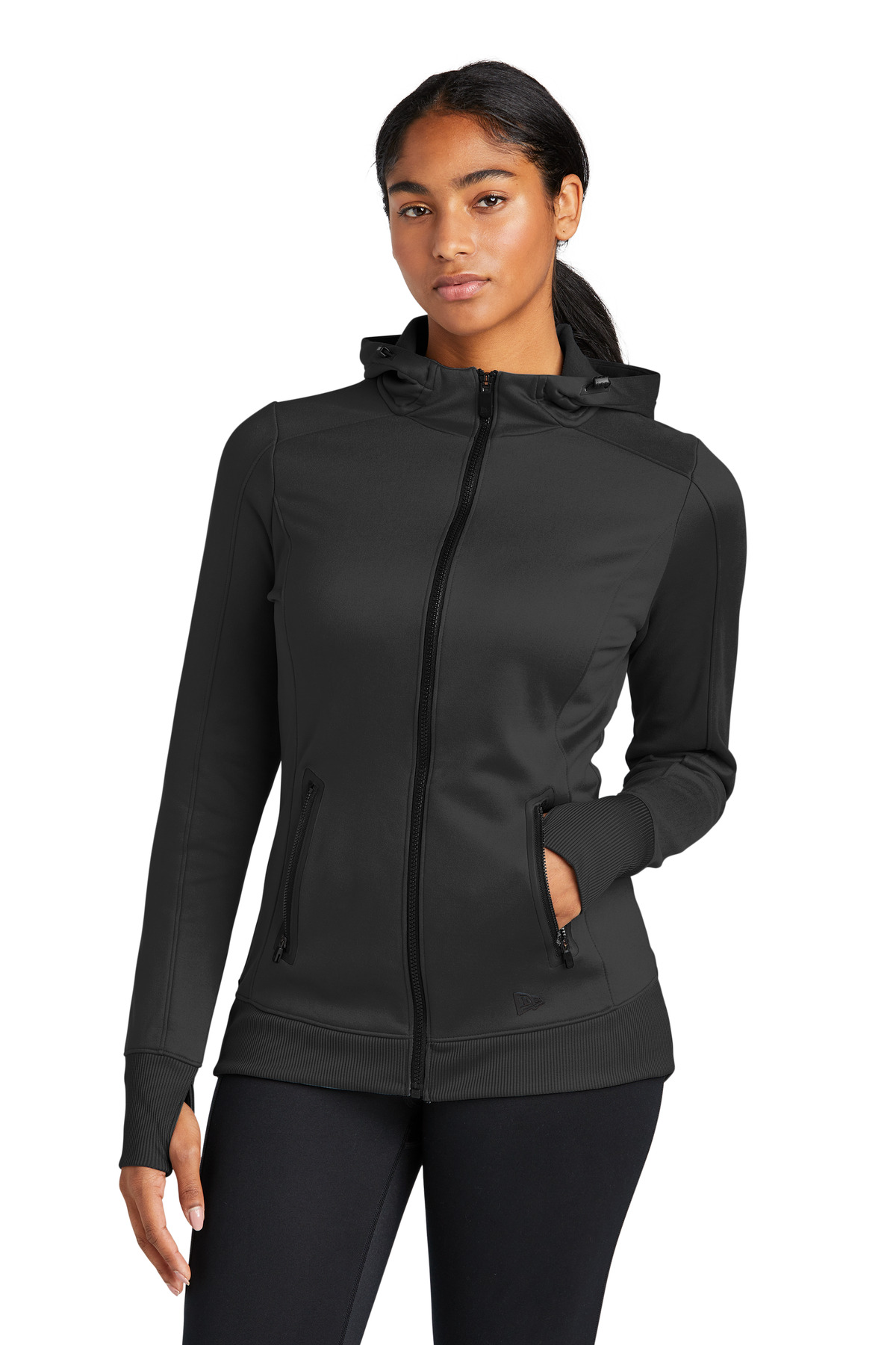 New Era  &#174;  Women's Venue Fleece Full-Zip Hoodie. LNEA522