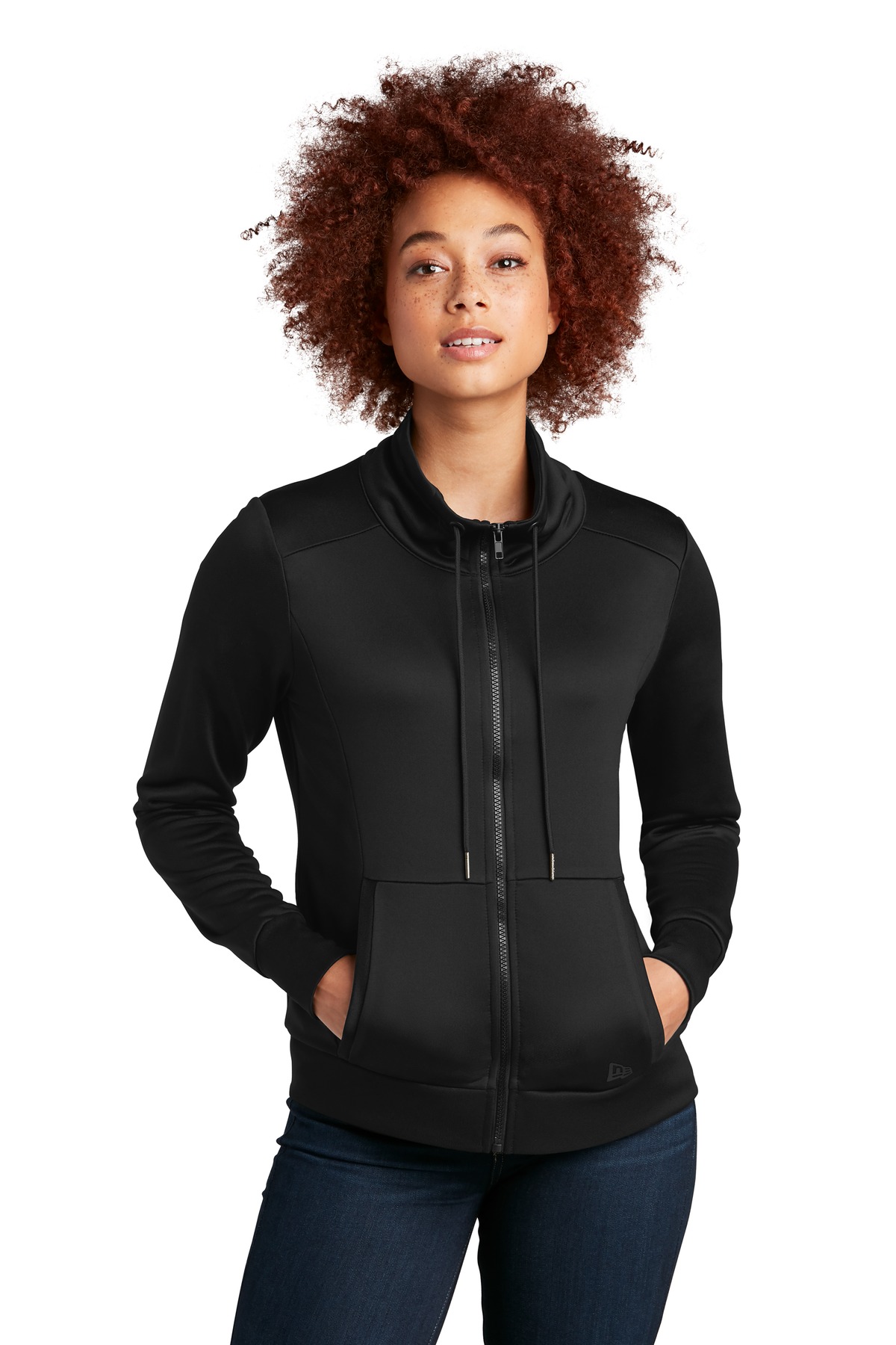 New Era &#174;  Women's Performance Terry Full-Zip Cowl LNEA530
