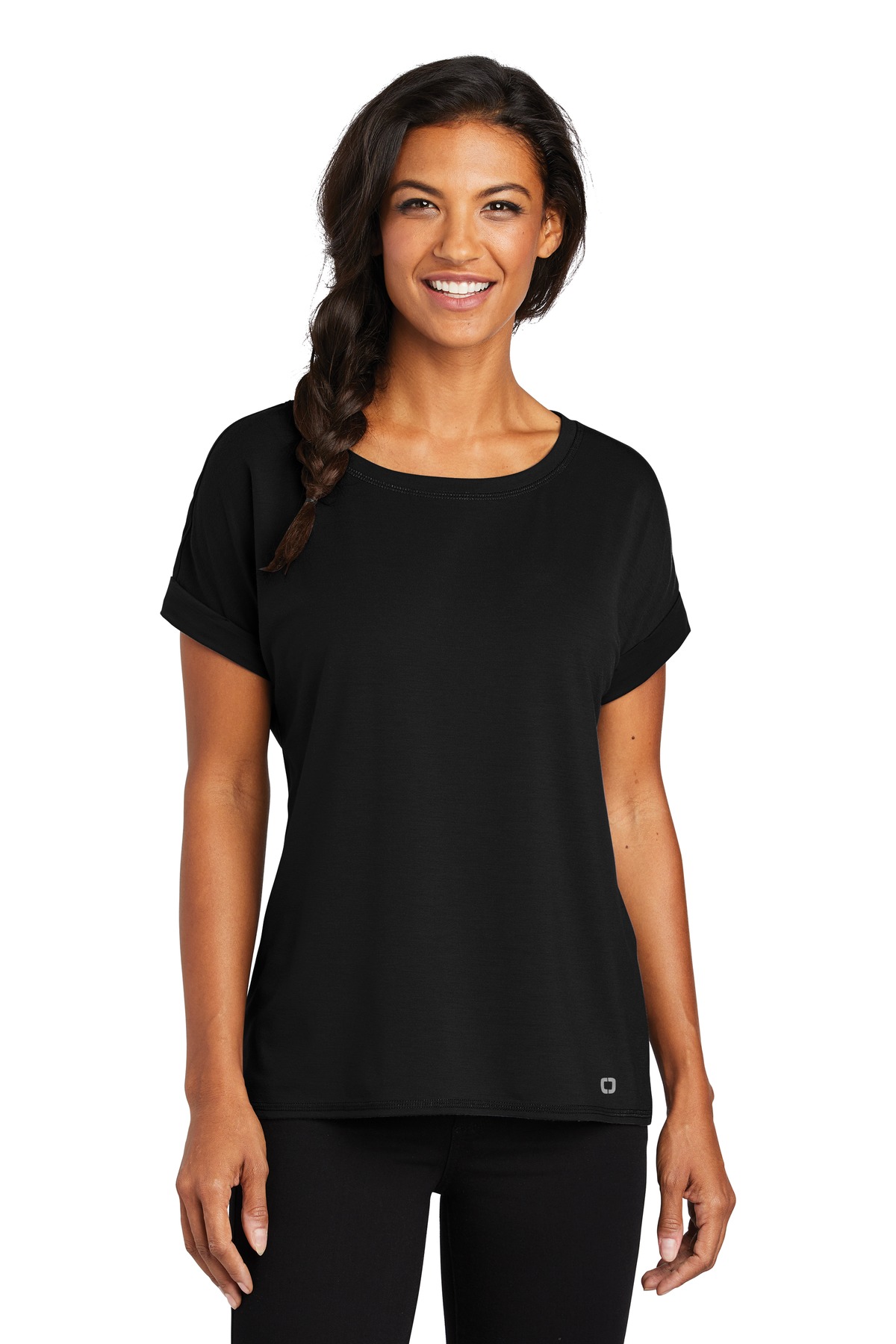 OGIO  &#174;  Ladies Luuma Cuffed Short Sleeve. LOG800