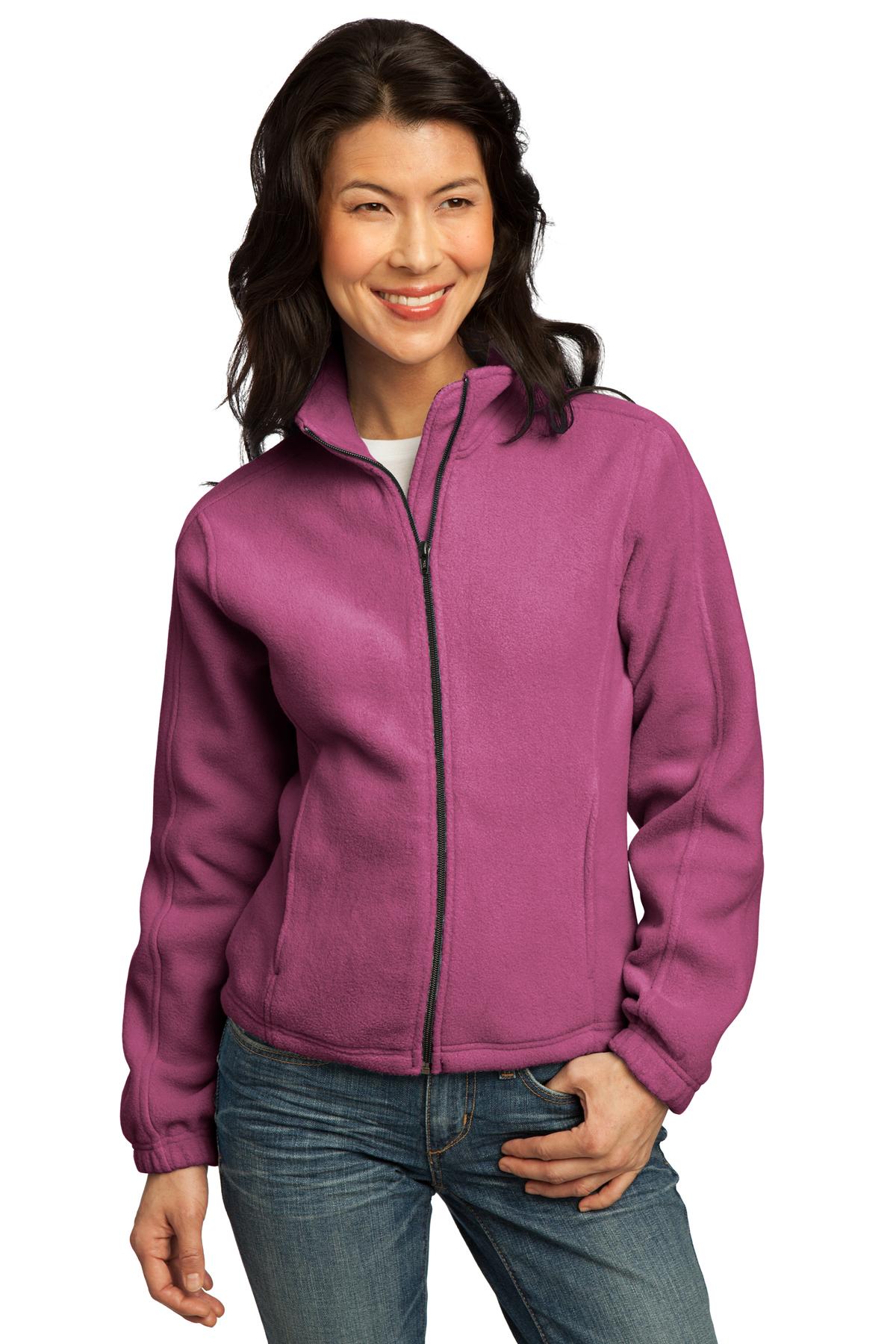  DISCONTINUED  Port Authority &#174;  Ladies R-Tek &#174;  Fleece Full-Zip Jacket.  LP77