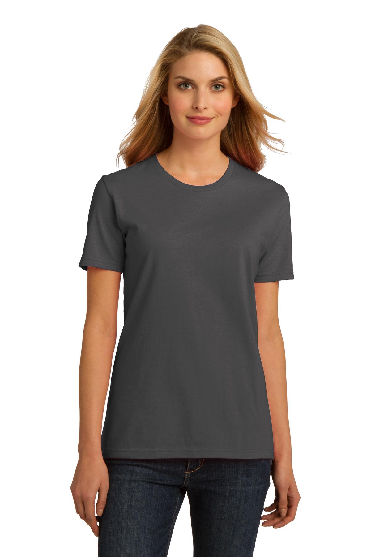  DISCONTINUED  Port & Company &#174;  Ladies Essential 100% Organic Ring Spun Cotton T-Shirt. LPC150ORG