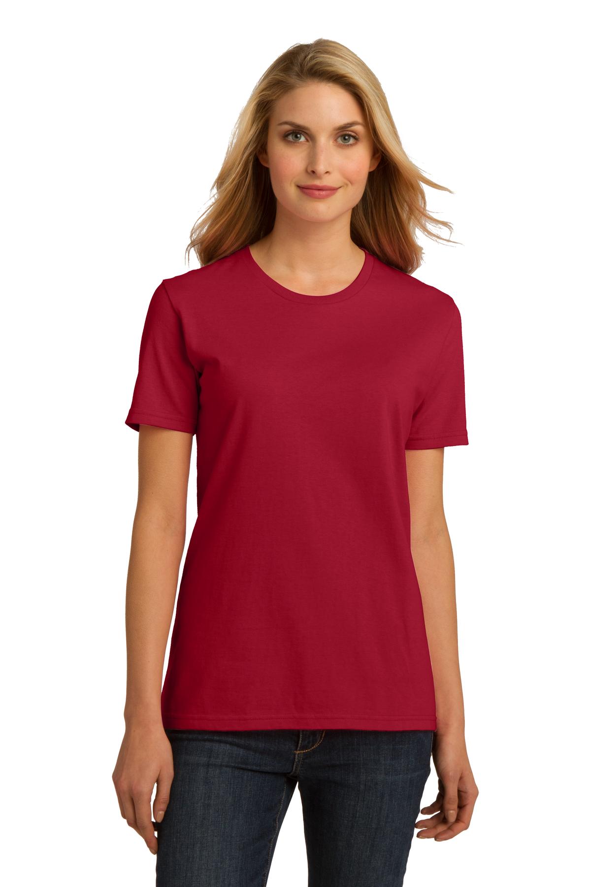  DISCONTINUED  Port & Company &#174;  Ladies Essential 100% Organic Ring Spun Cotton T-Shirt. LPC150ORG