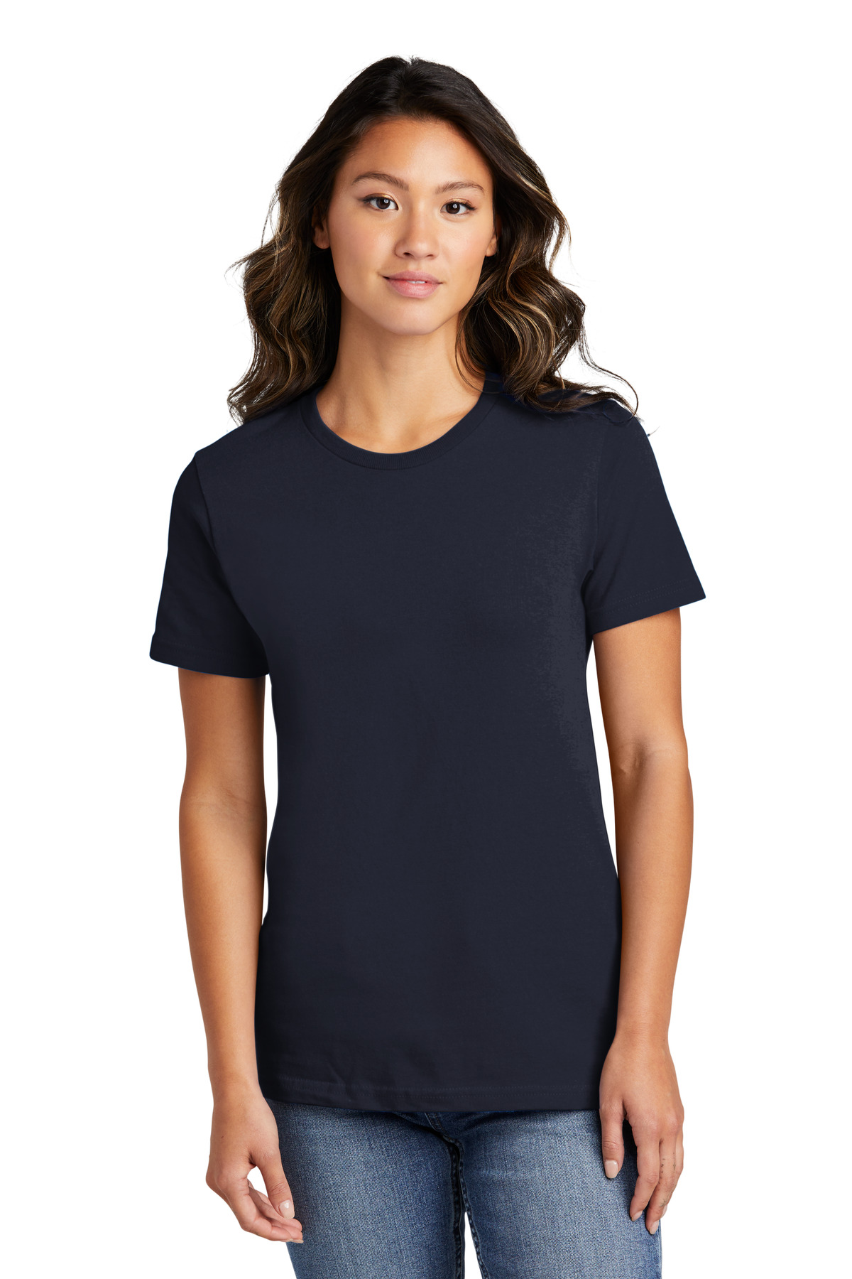  DISCONTINUED  Port & Company &#174;  - Ladies Ring Spun Cotton Tee. LPC150