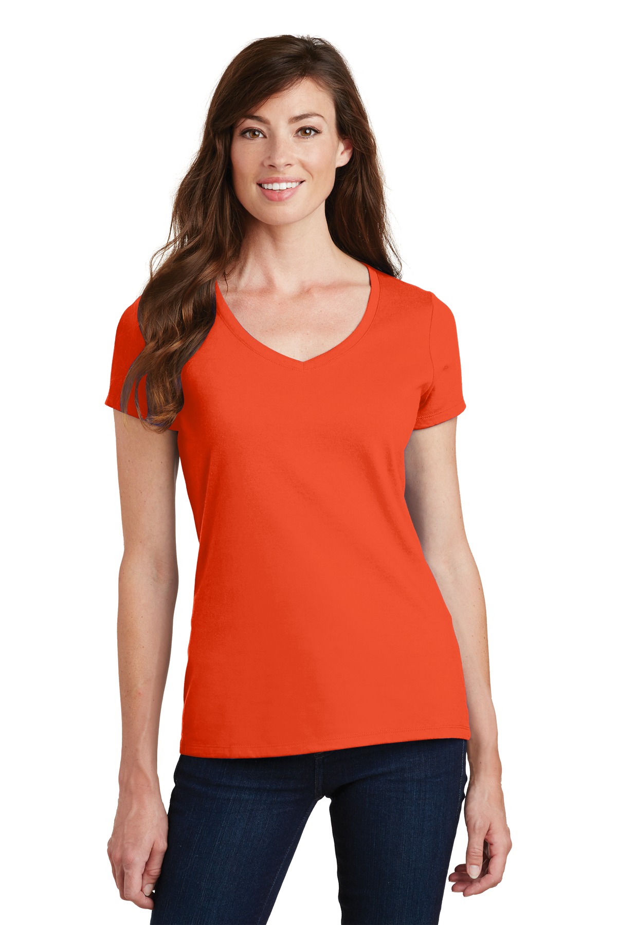 Port & Co &#153;  Women's Fan Favorite V-Neck Tee. LPC450V