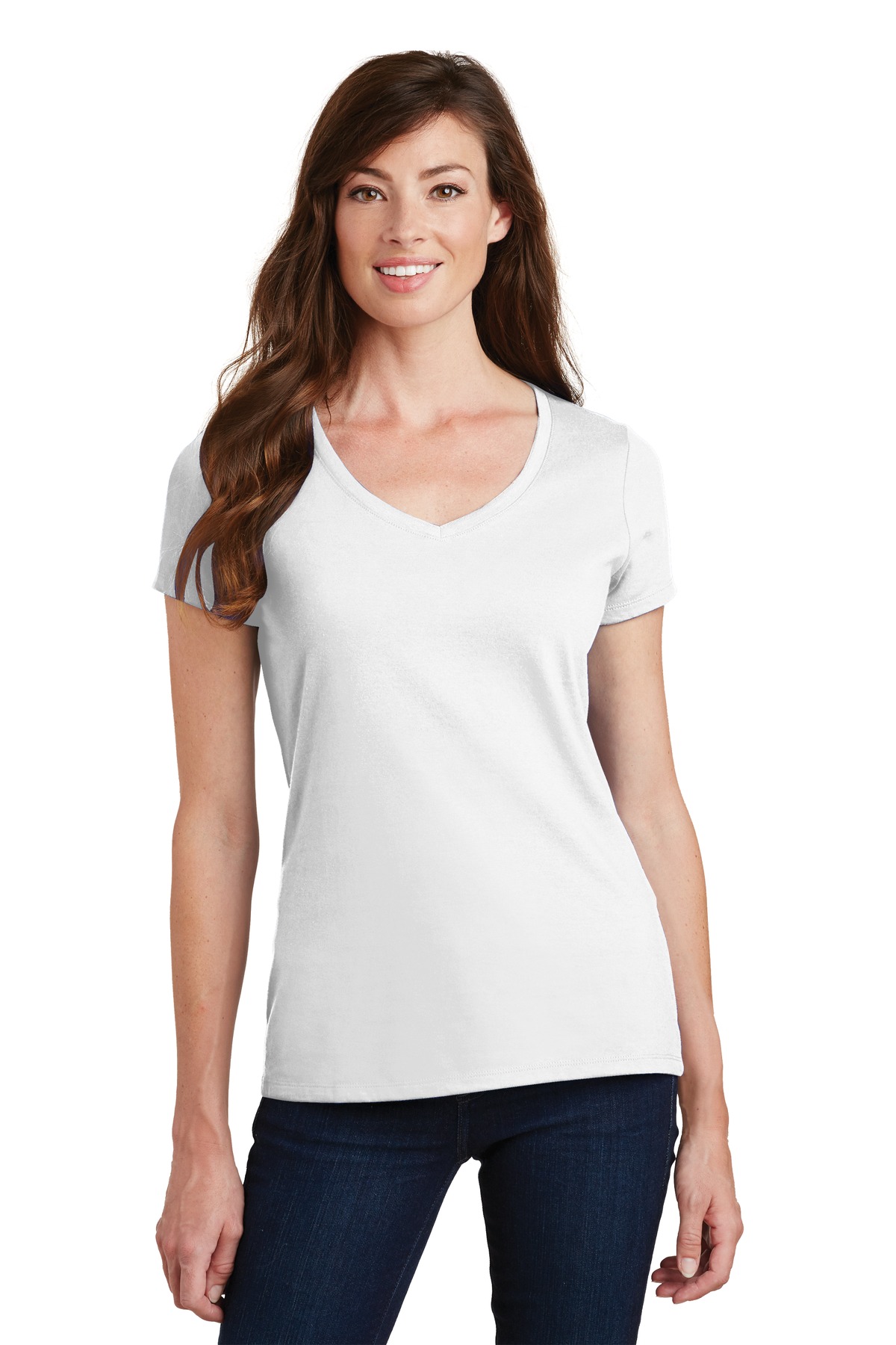 Port & Co &#153;  Women's Fan Favorite V-Neck Tee. LPC450V
