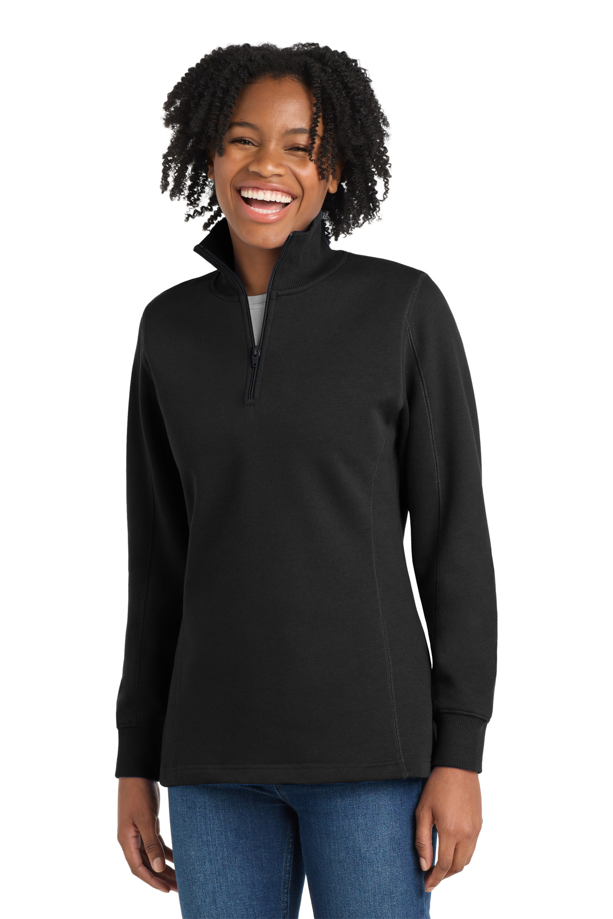 Sport-Tek &#174;  Women's 1/4-Zip Sweatshirt. LST253