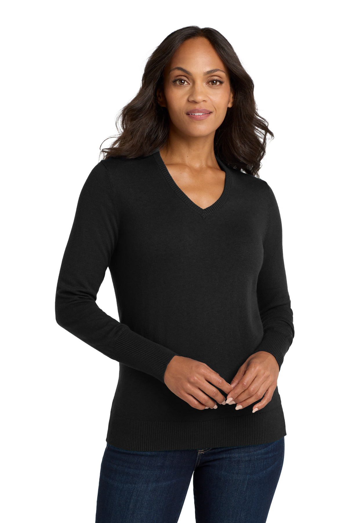 Port Authority &#174;  Women's V-Neck Sweater. LSW285