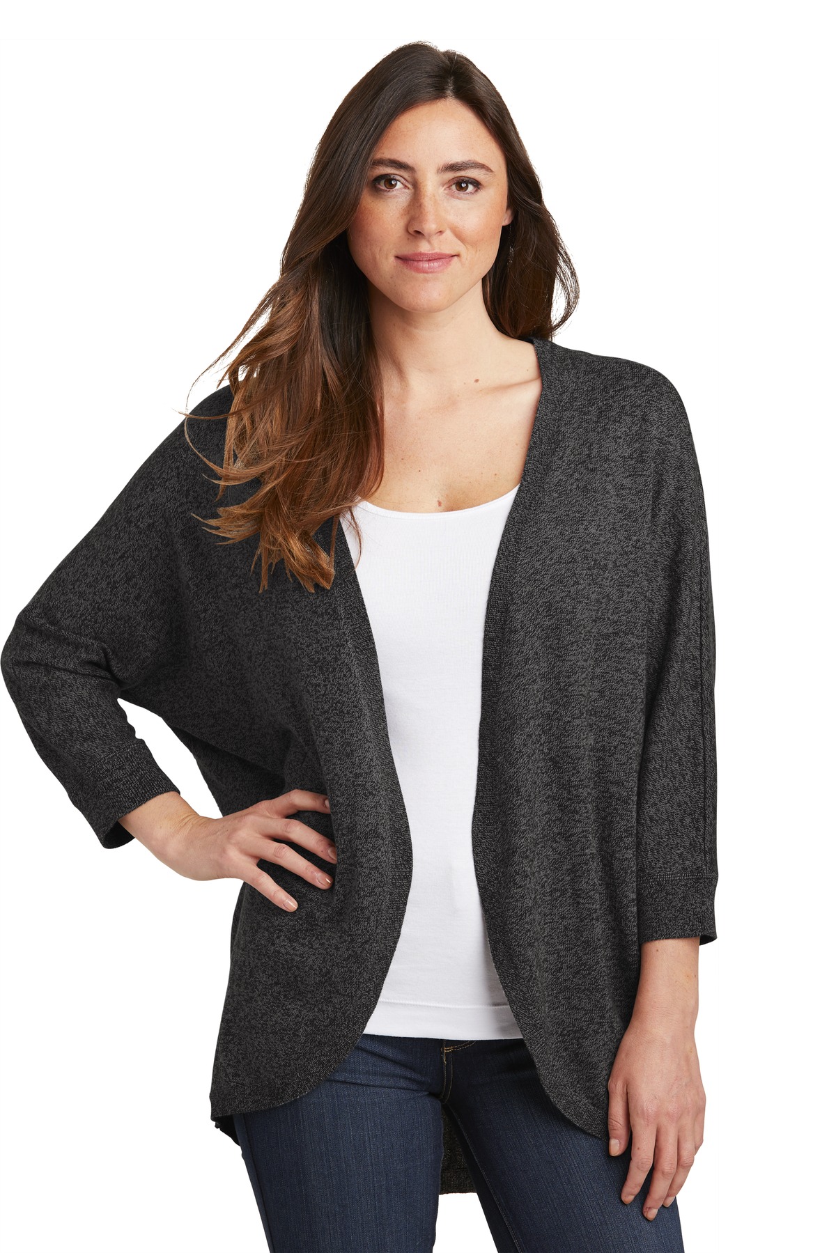 Port Authority  &#174;  Women's Marled Cocoon Sweater. LSW416