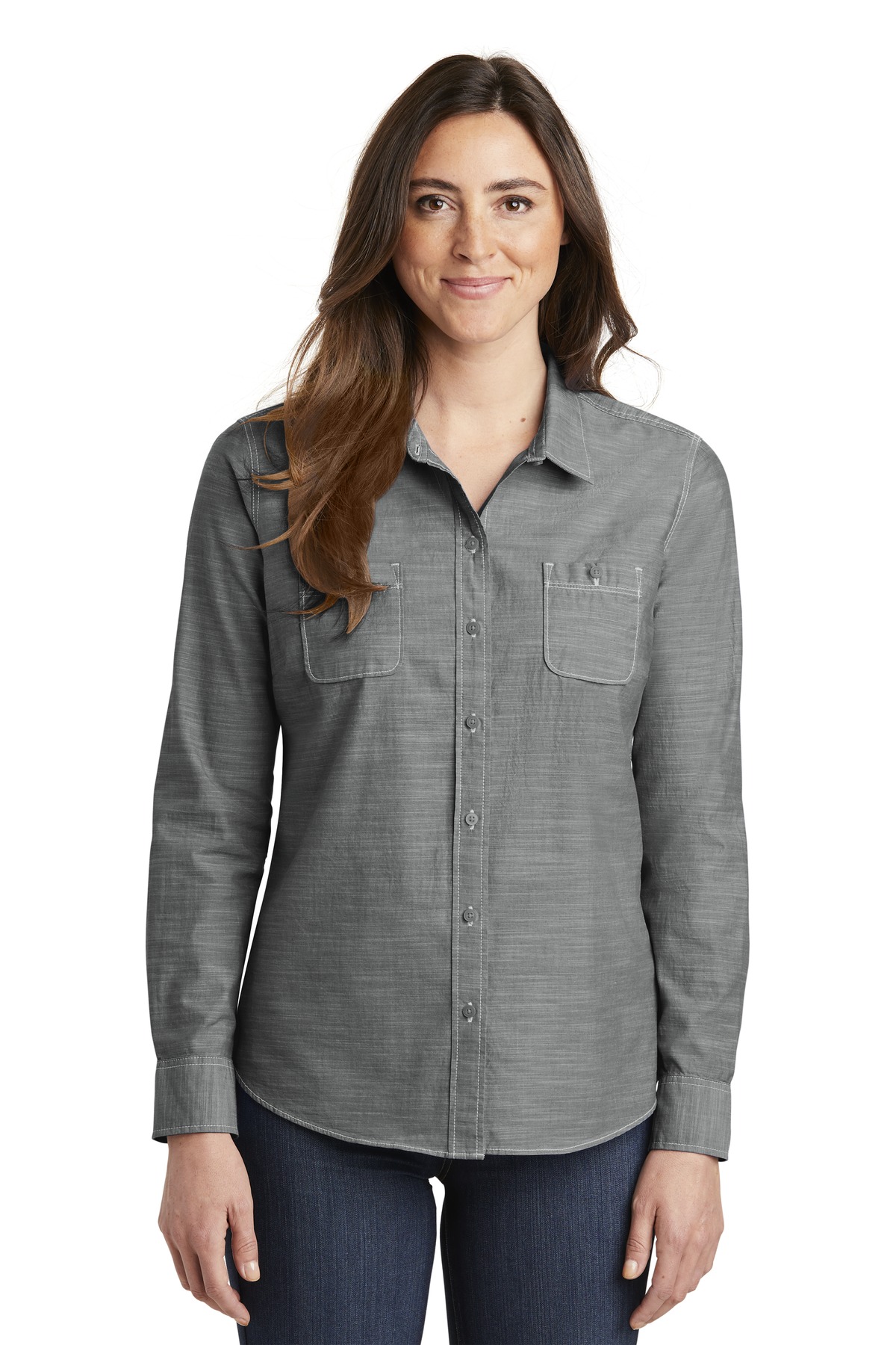 Port Authority &#174;  Women's Slub Chambray Shirt. LW380