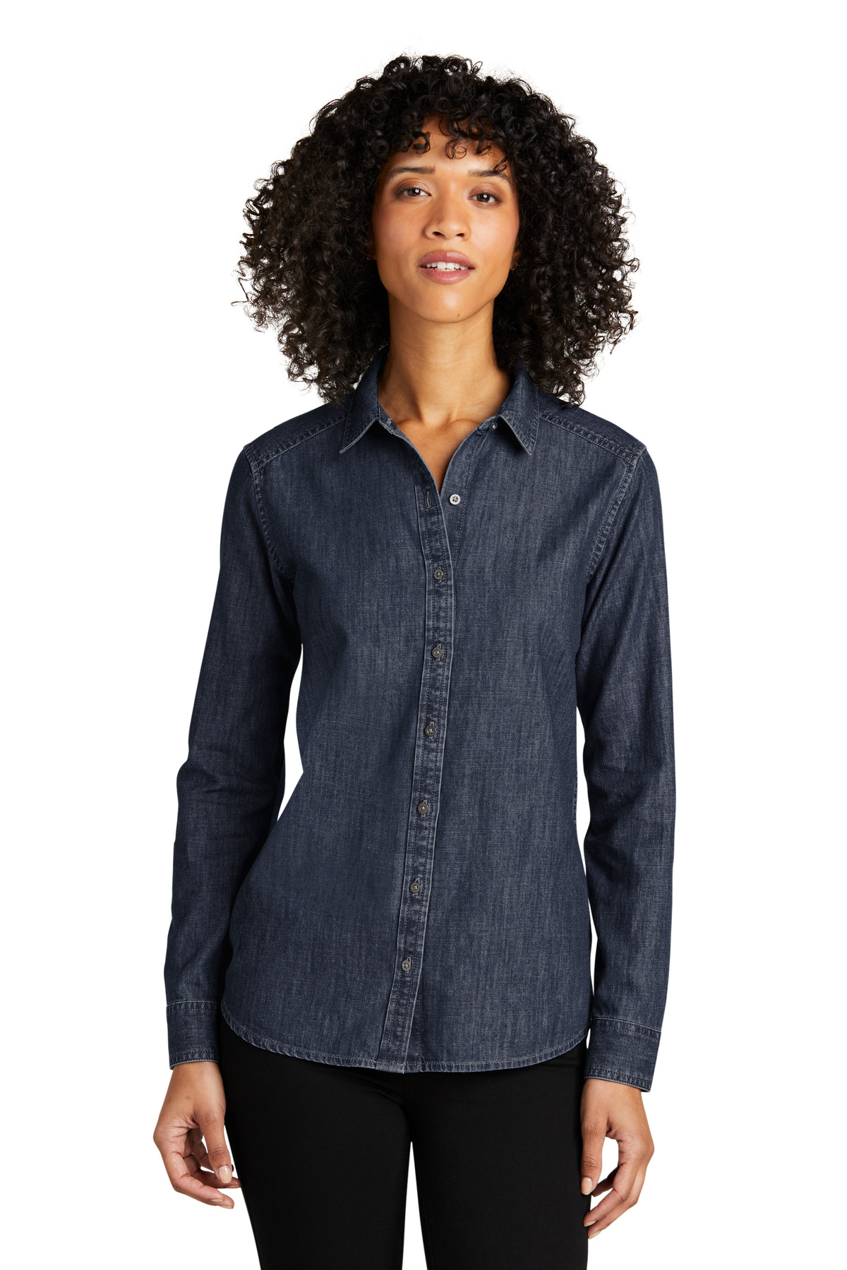 Port Authority &#174;  Women's Long Sleeve Perfect Denim Shirt LW676