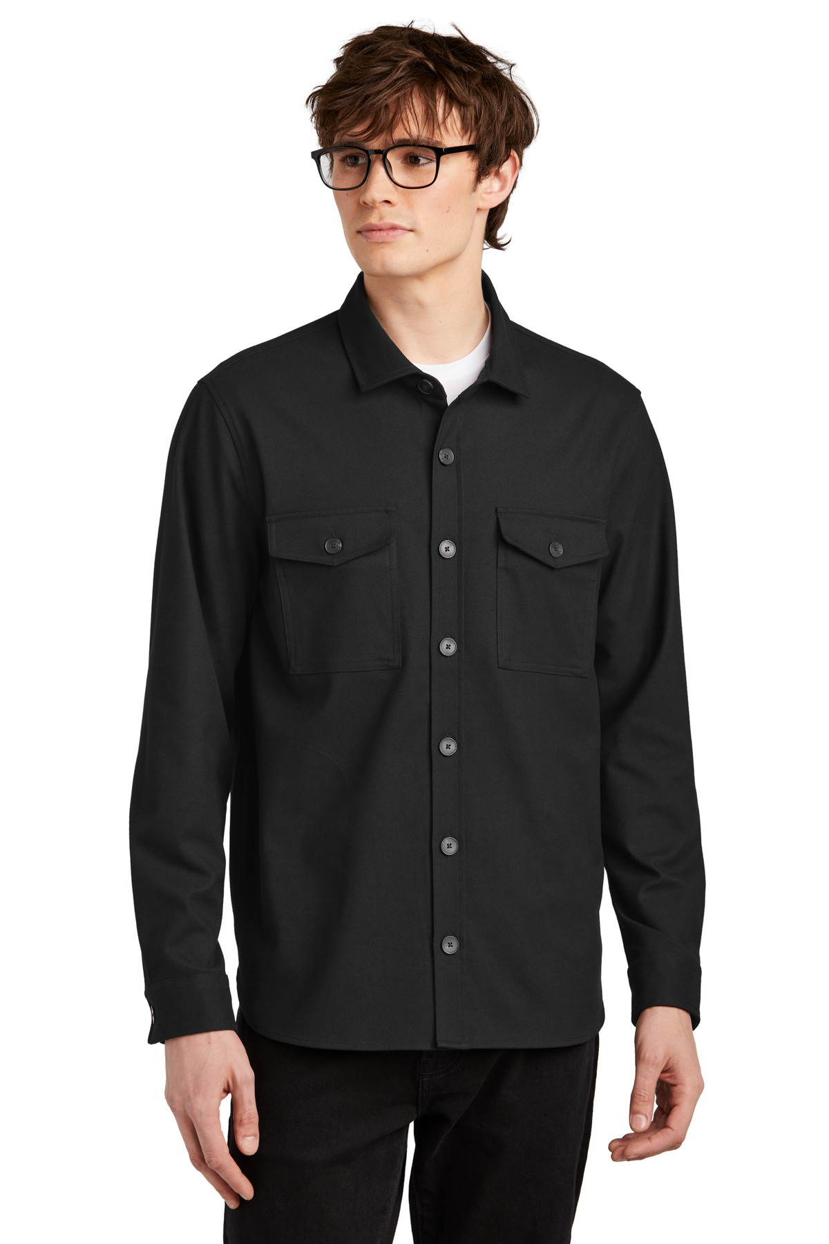Mercer+Mettle &#174;  Long Sleeve Twill Overshirt MM2020