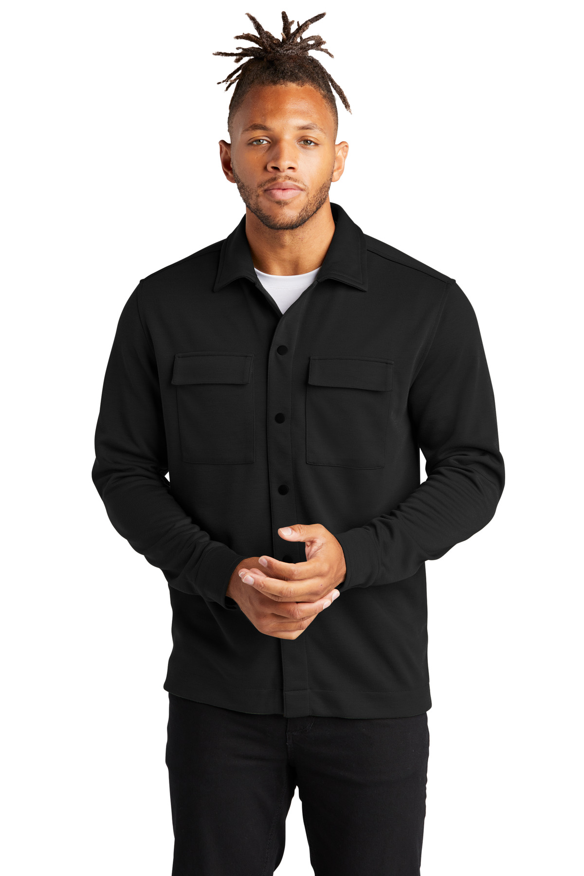 Mercer+Mettle &#174;  Double-Knit Snap Front Jacket MM3004