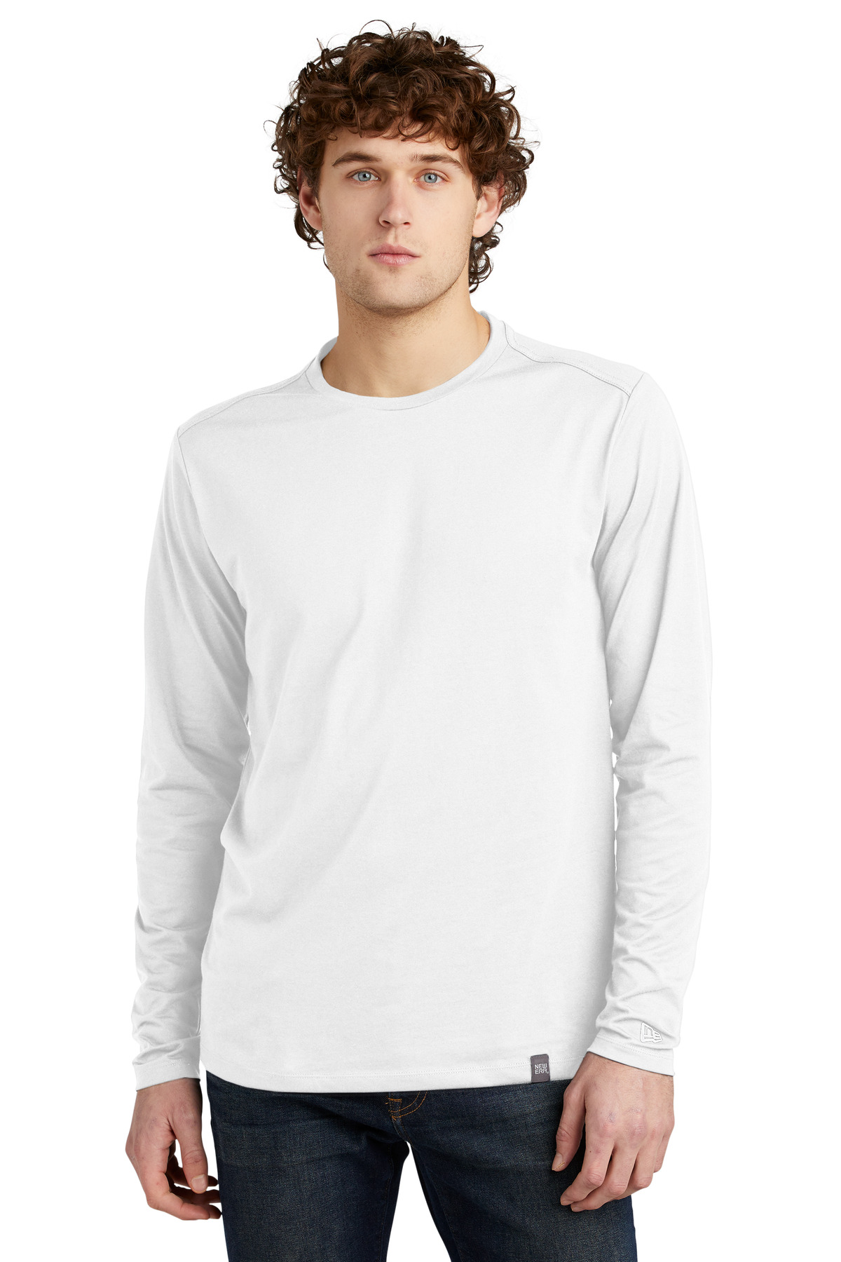 New Era  &#174;  Heritage Blend Long Sleeve Crew Tee. NEA102