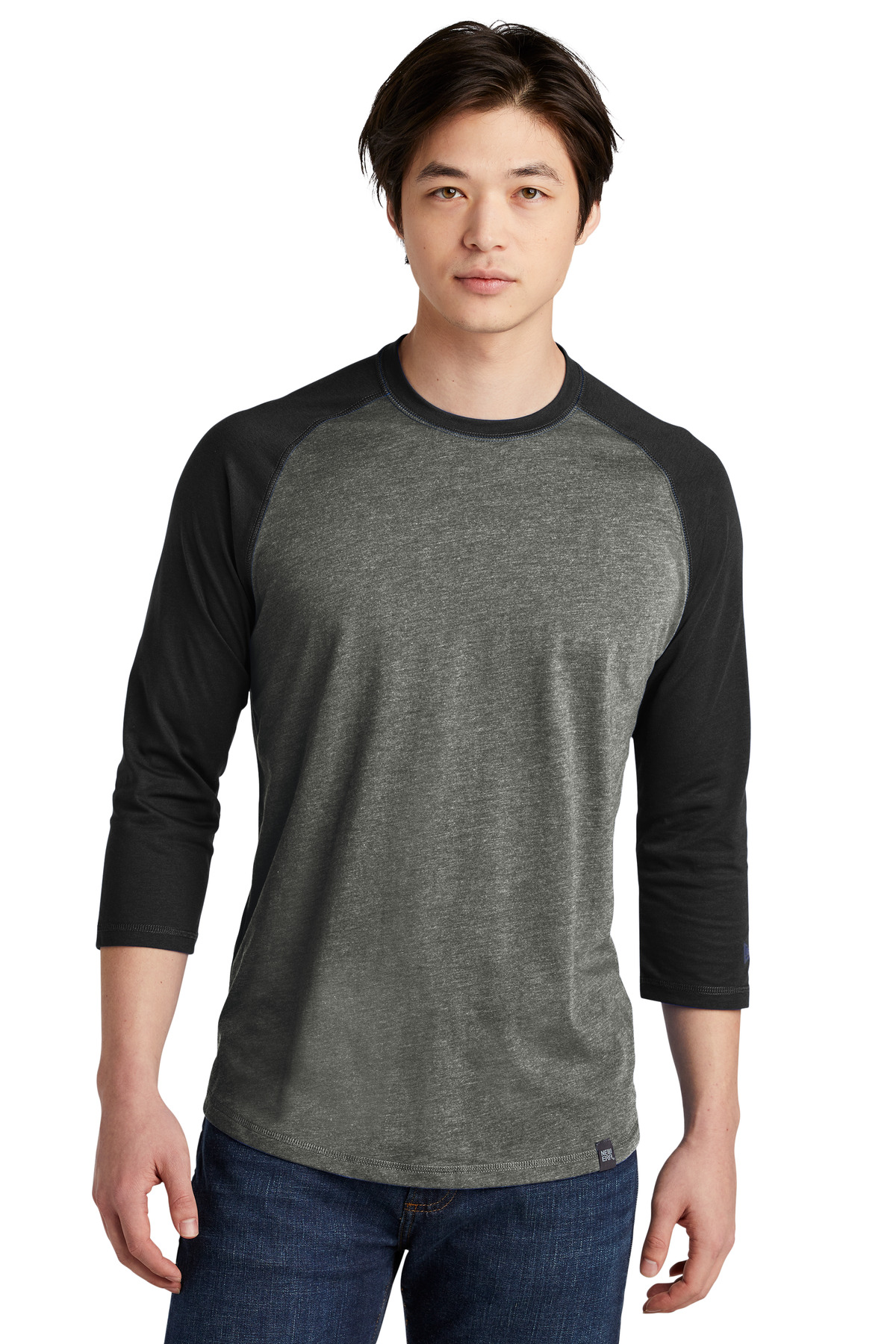New Era  &#174;  Heritage Blend 3/4-Sleeve Baseball Raglan Tee. NEA104