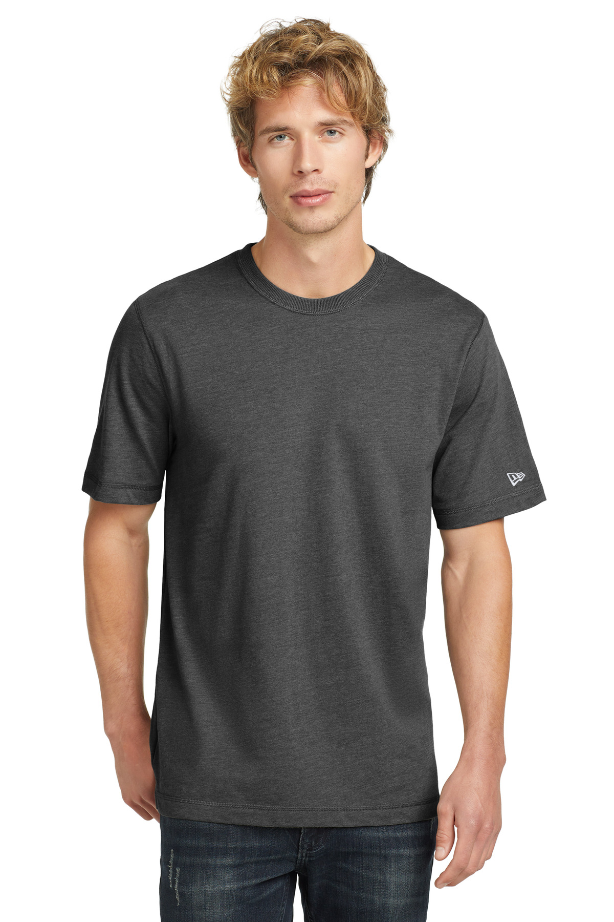 New Era  &#174;  Sueded Cotton Blend Crew Tee. NEA120