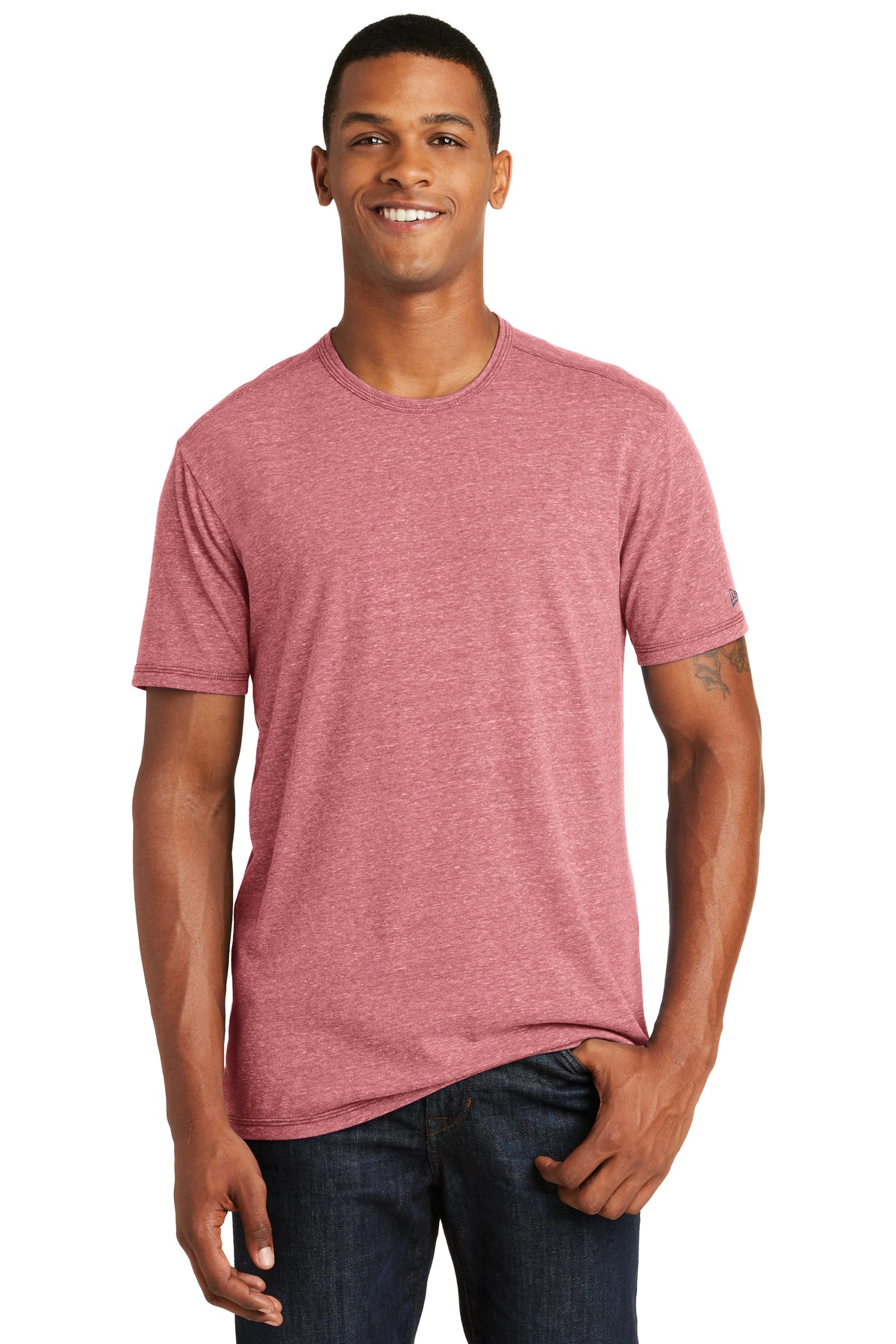  DISCONTINUED  New Era  &#174;  Tri-Blend Performance Crew Tee. NEA130