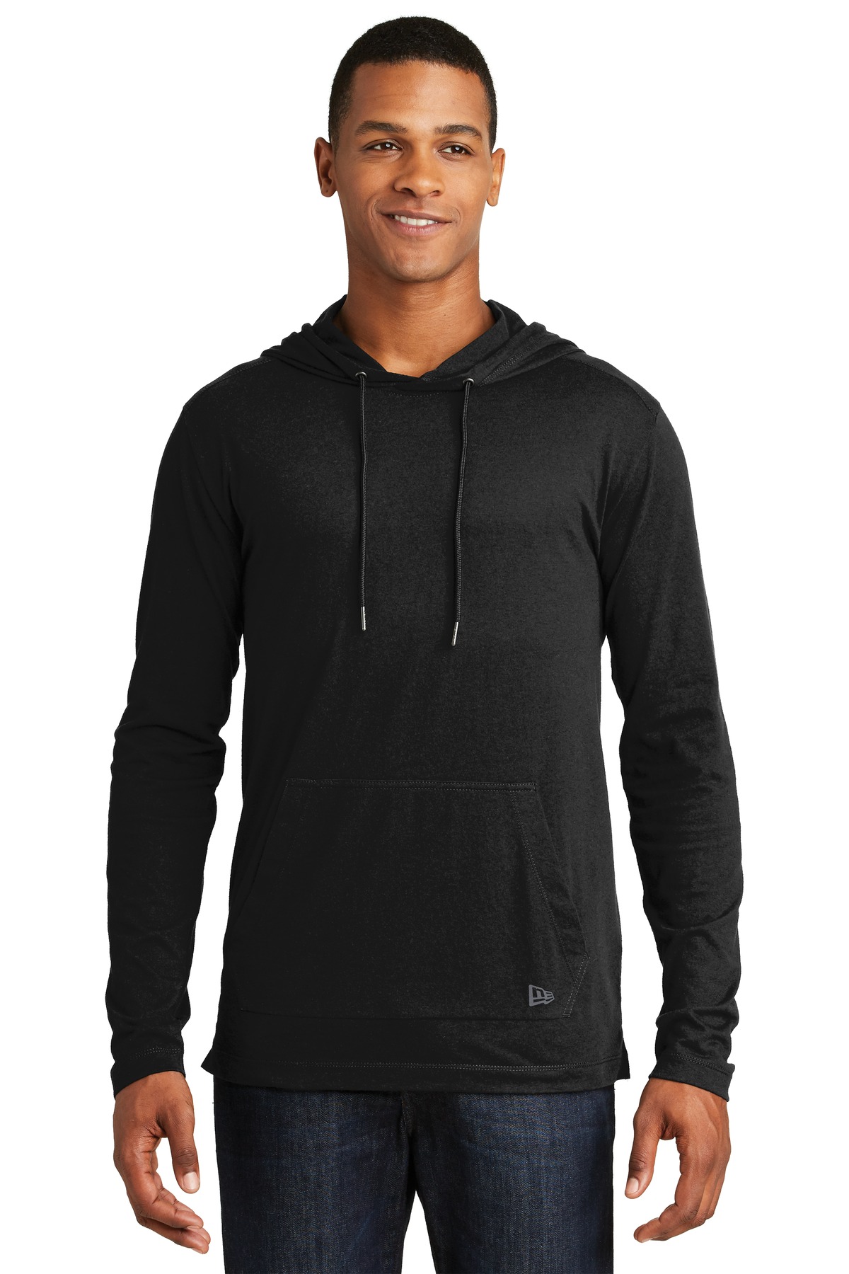  DISCONTINUED  New Era  &#174;  Tri-Blend Performance Pullover Hoodie Tee. NEA131