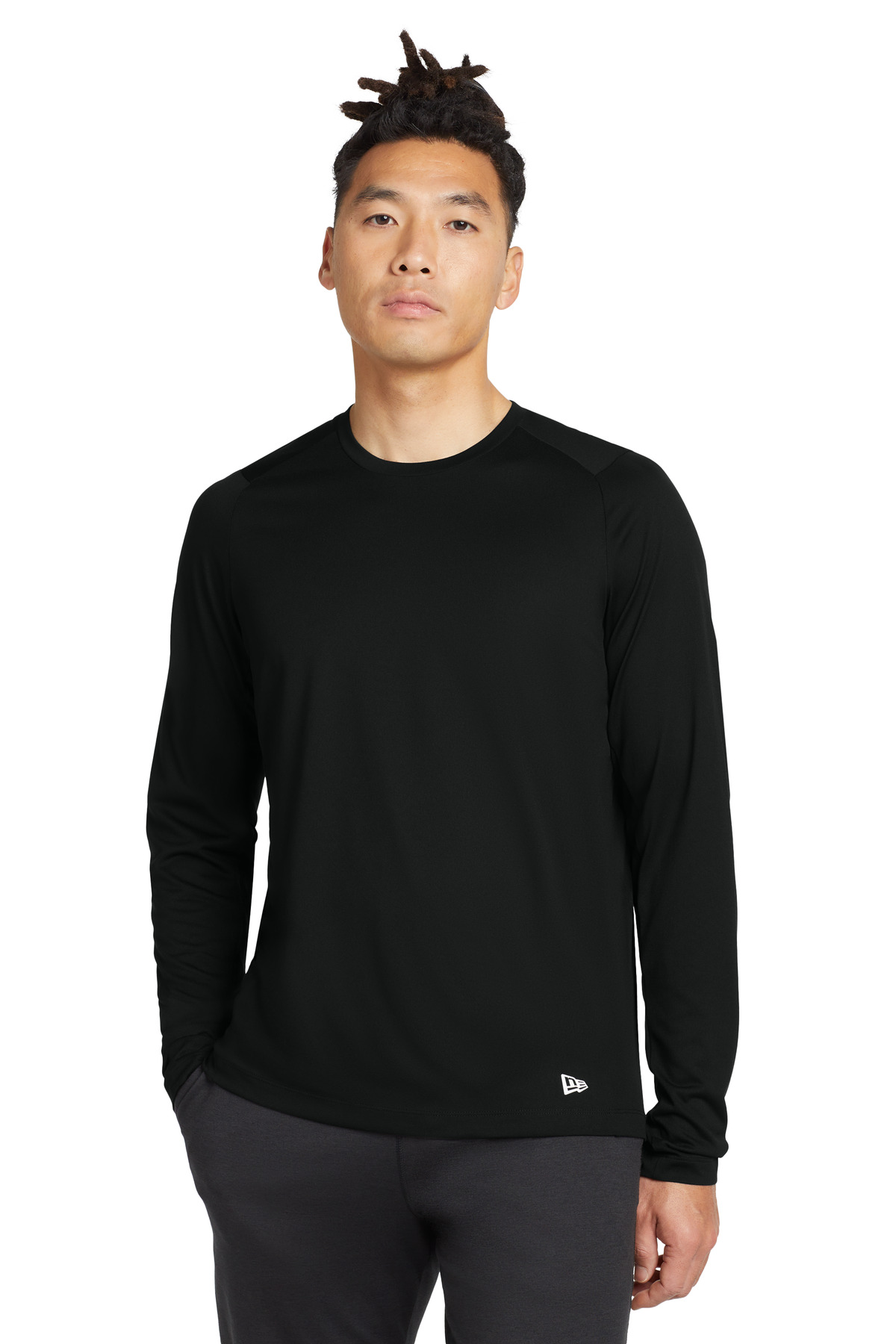 New Era  &#174;  Series Performance Long Sleeve Crew Tee. NEA201