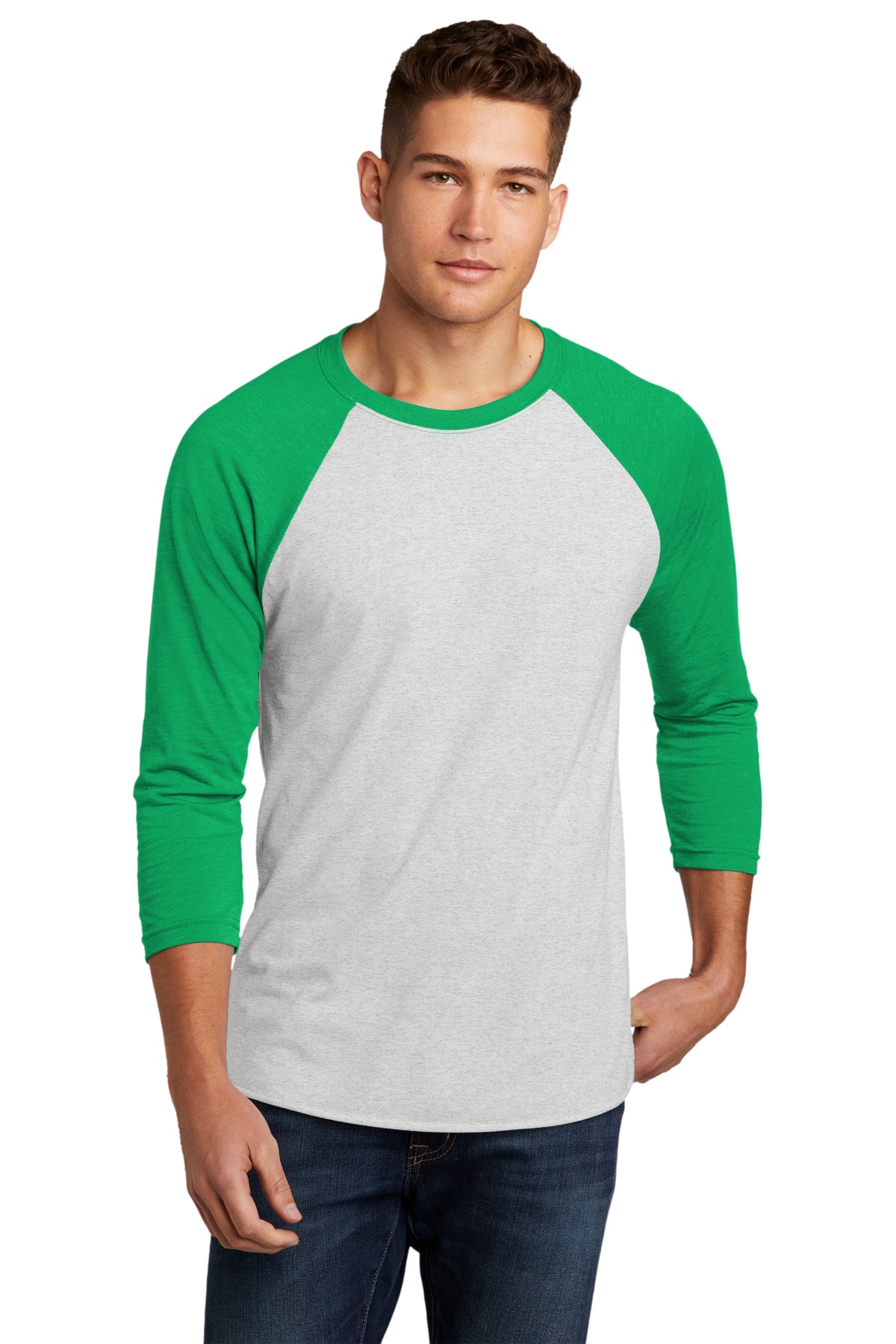 Next Level Apparel &#174;    Adult Tri-Blend 3/4-Sleeve Raglan Tee. NL6051